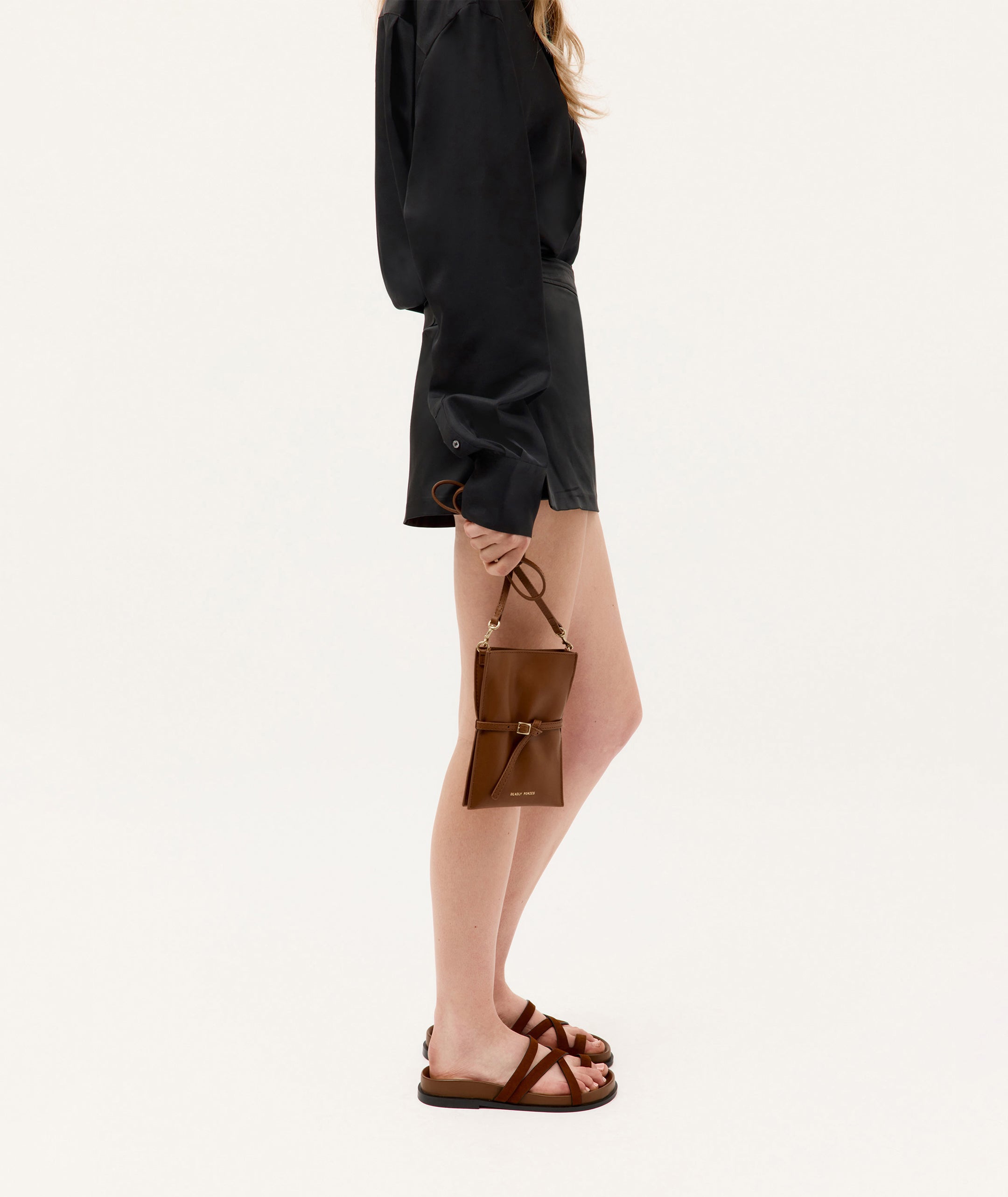 Ariadne Slide - Driftwood Suede