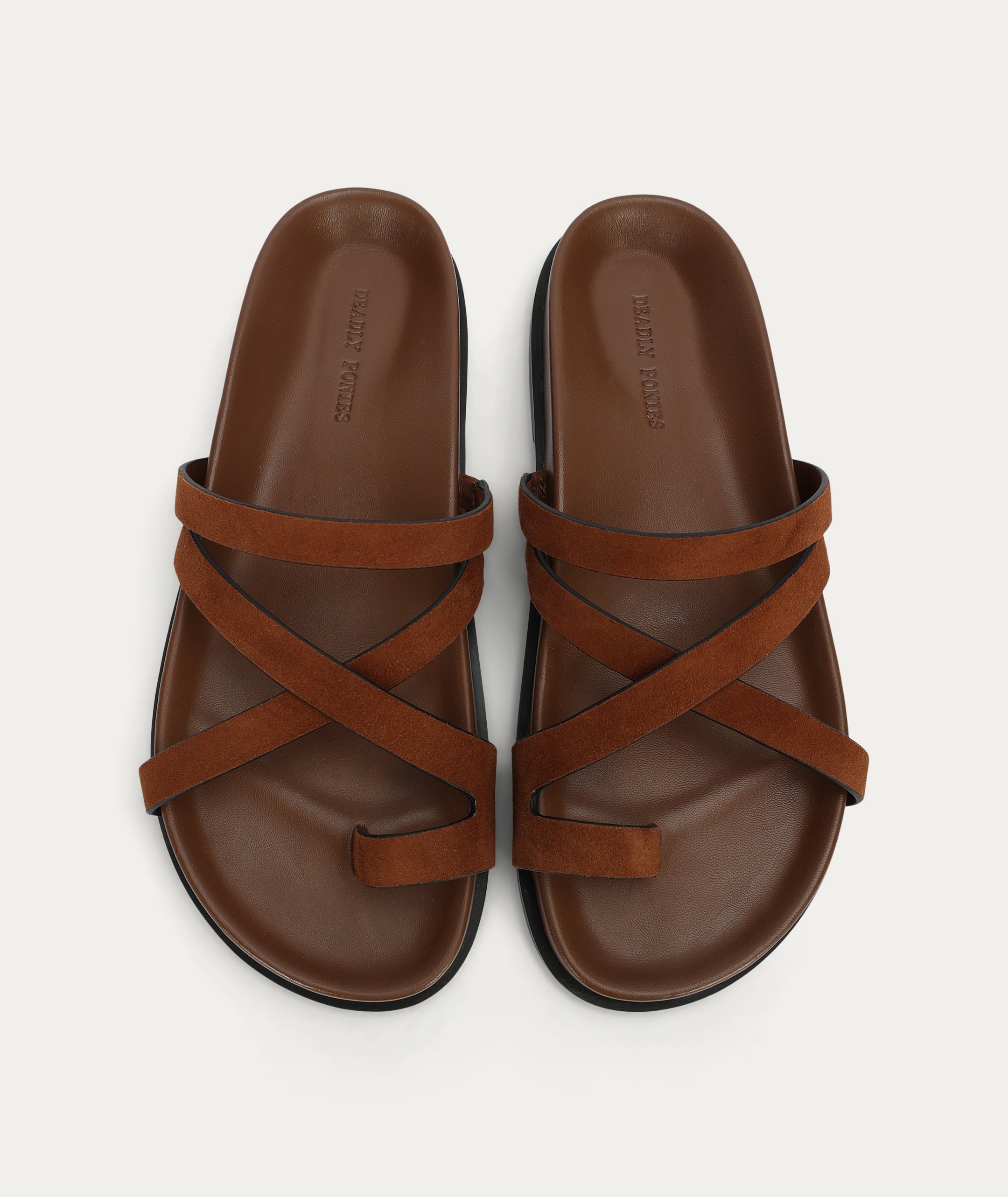 Ariadne Slide - Driftwood Suede