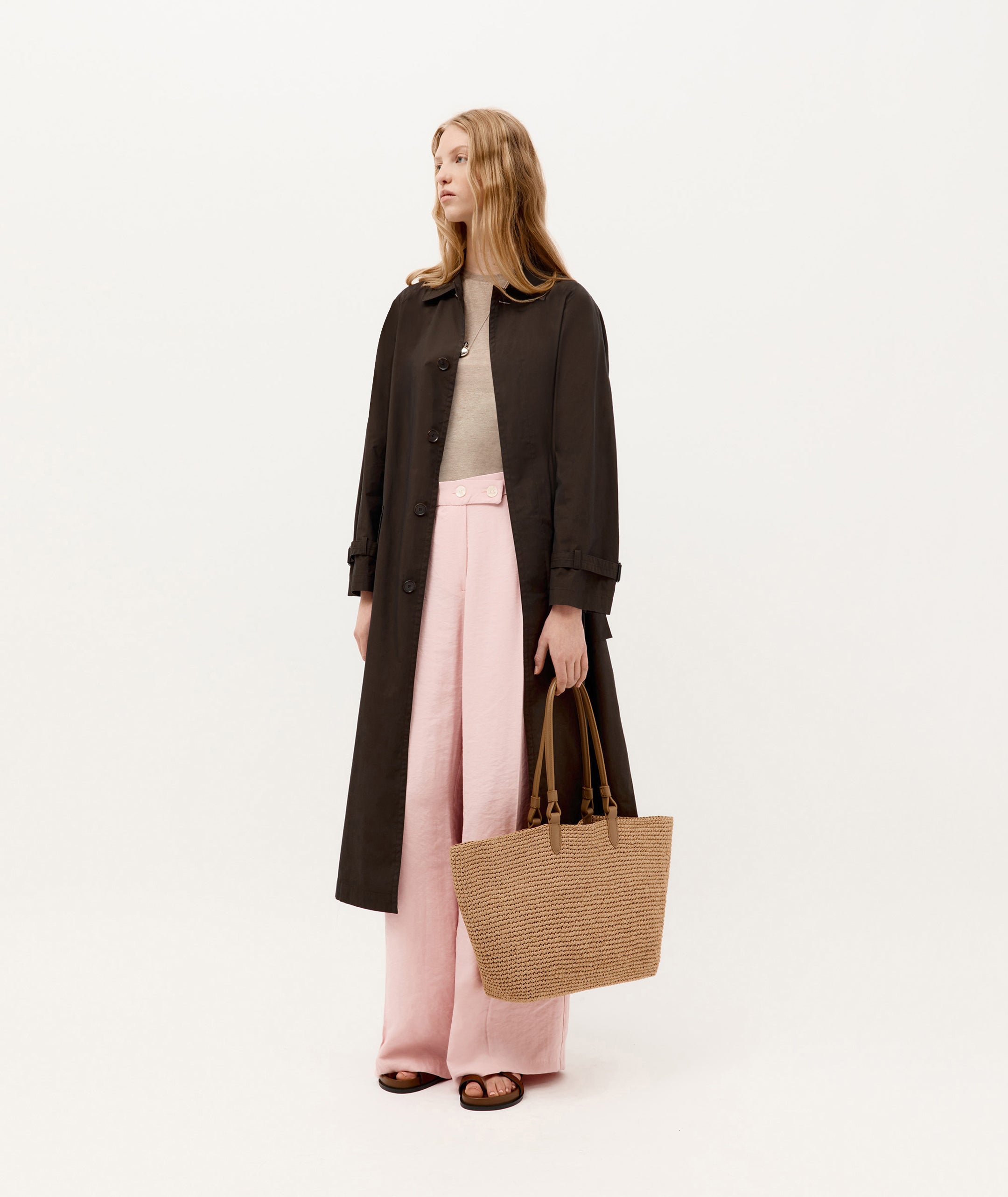 Mr Bandit Tote - Natural Raffia