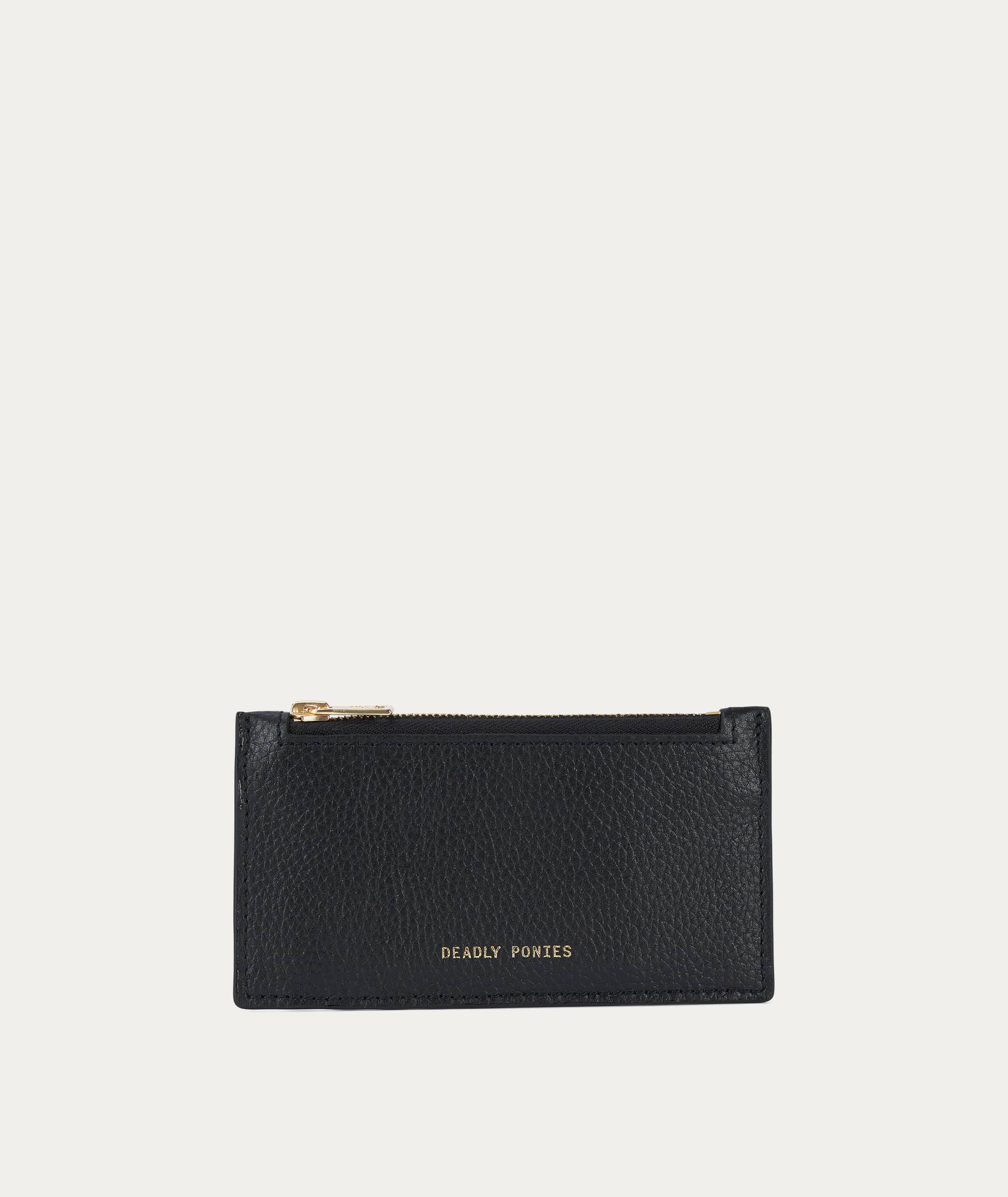 Card Holder Black Brass