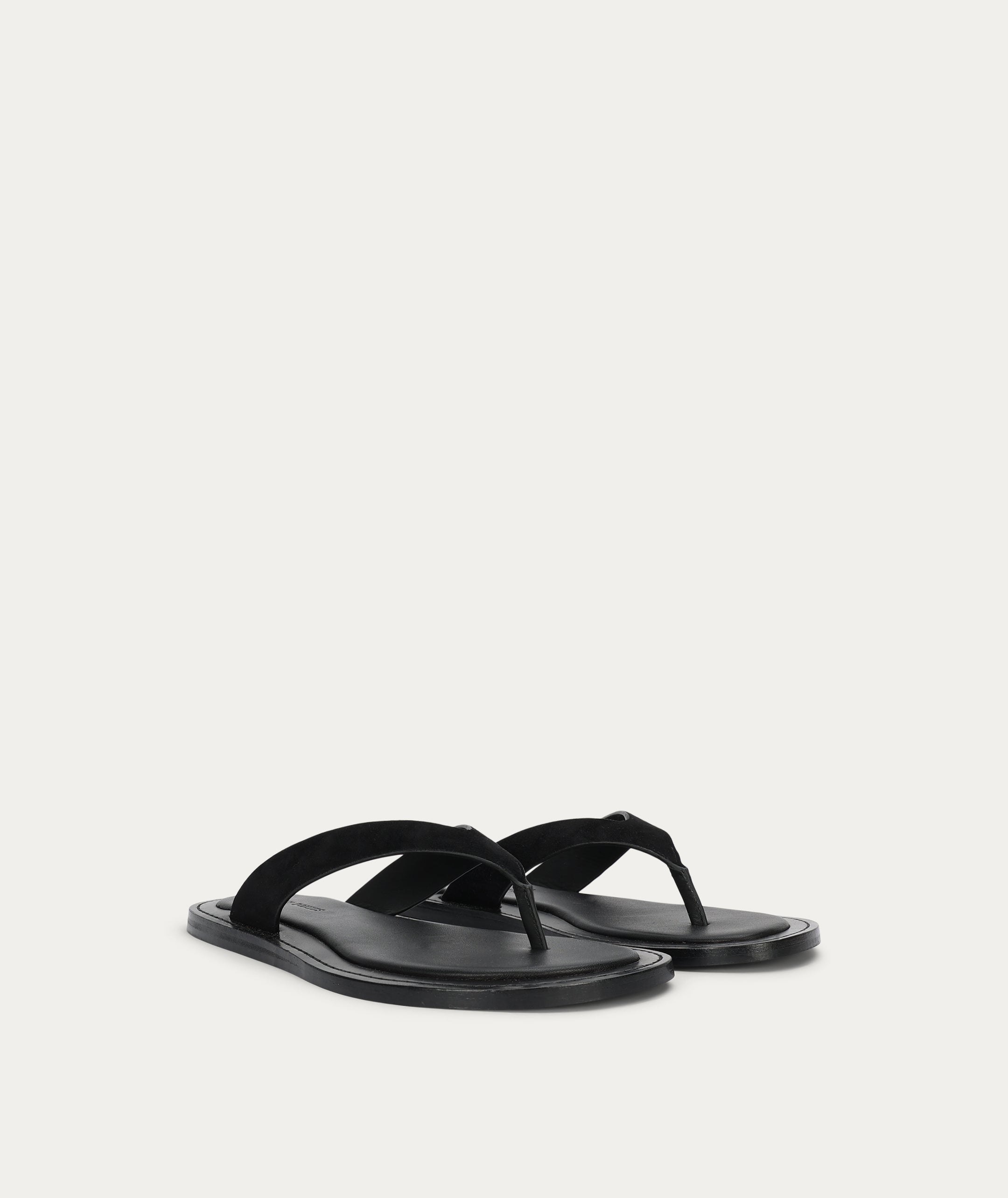 Helios Sandal - Black Suede