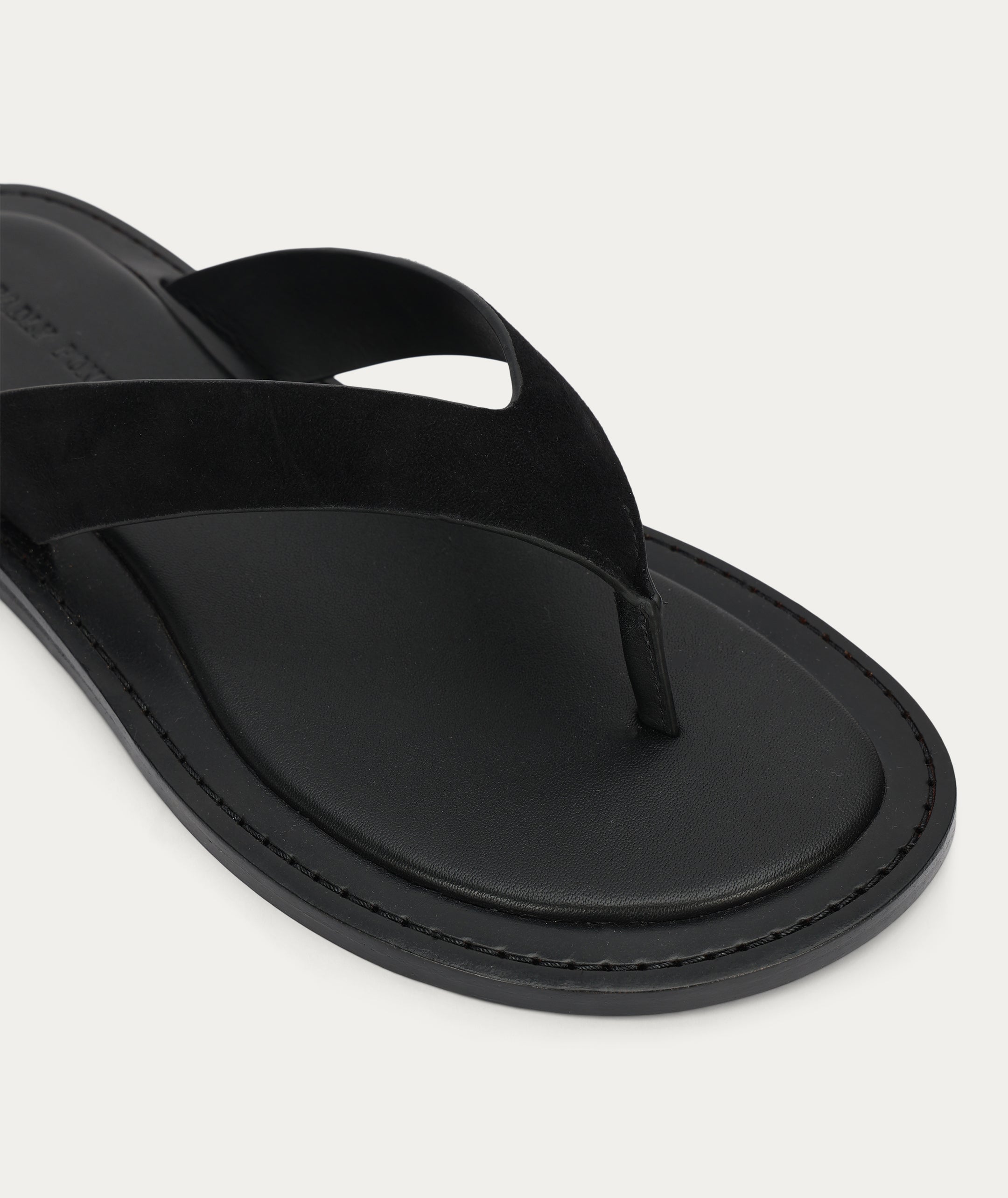 Helios Sandal - Black Suede