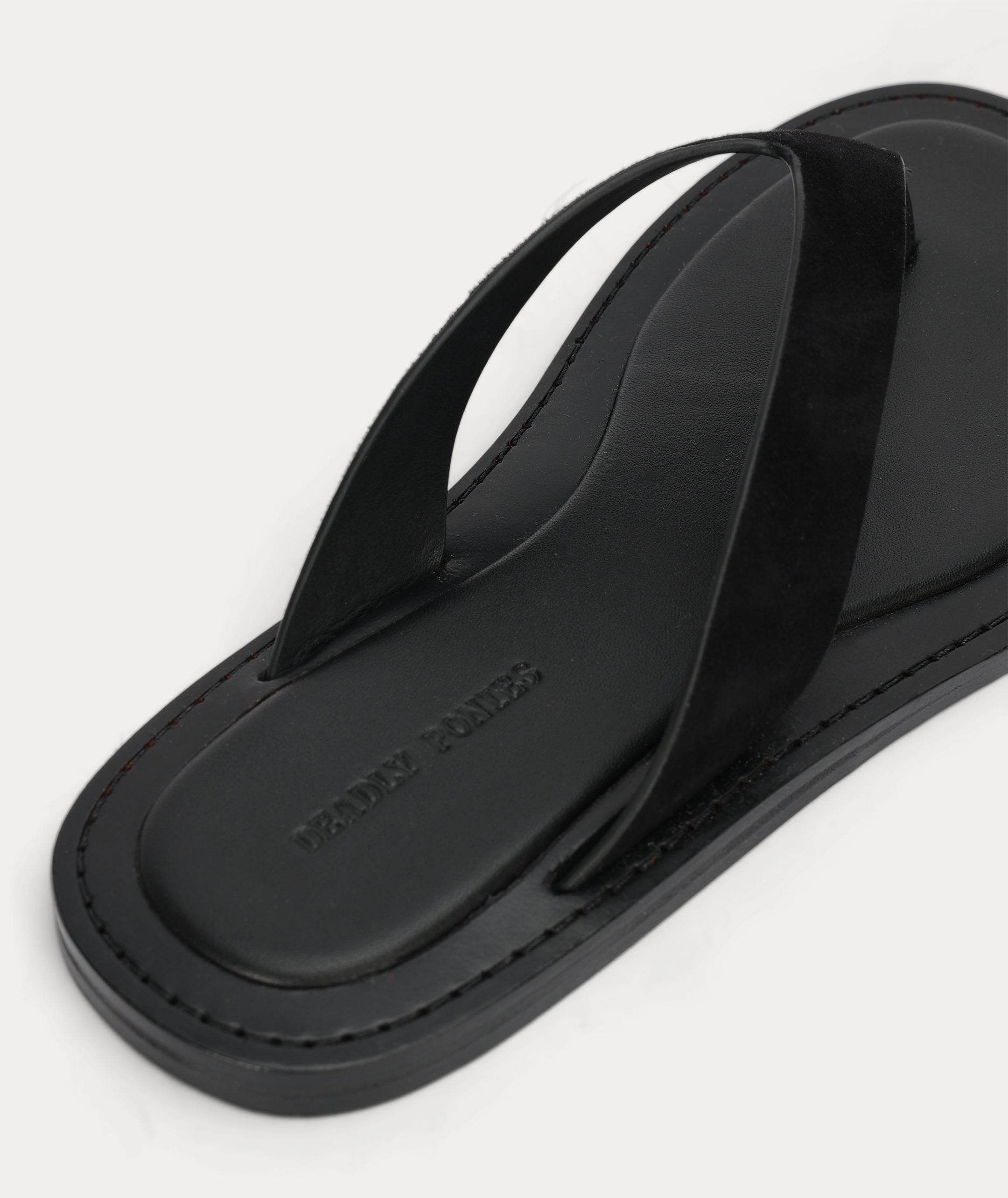 Helios Sandal - Black Suede