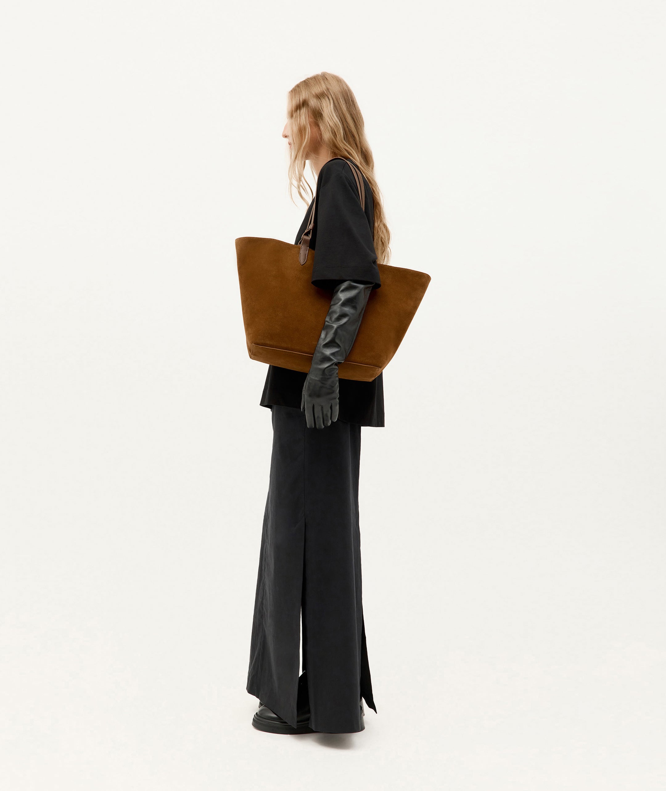 Mr Bandit Tote Maxi - Gingerbread Suede