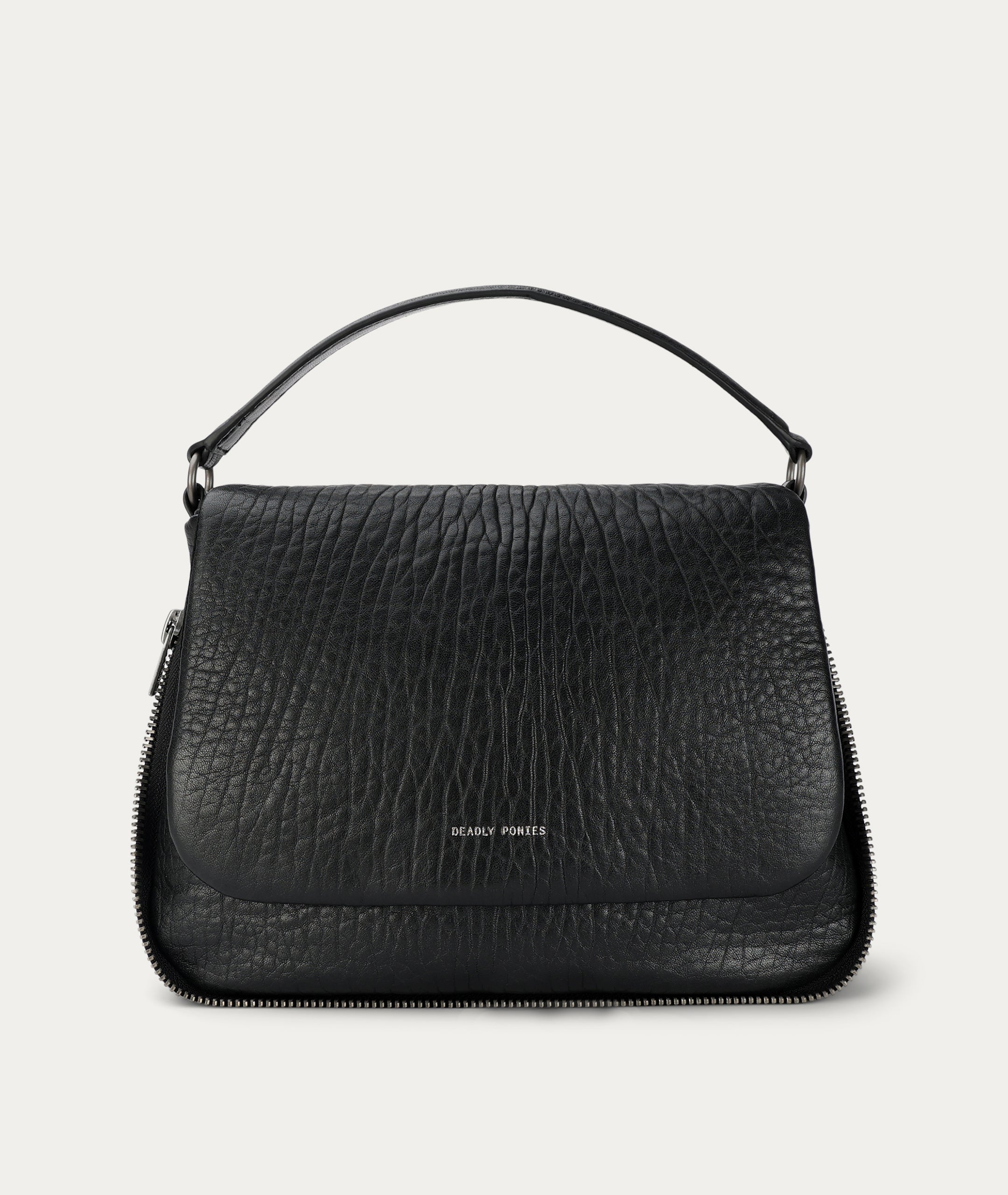 Mr Caiman Black Bulle/Gunmetal – Deadly Ponies - Main Image