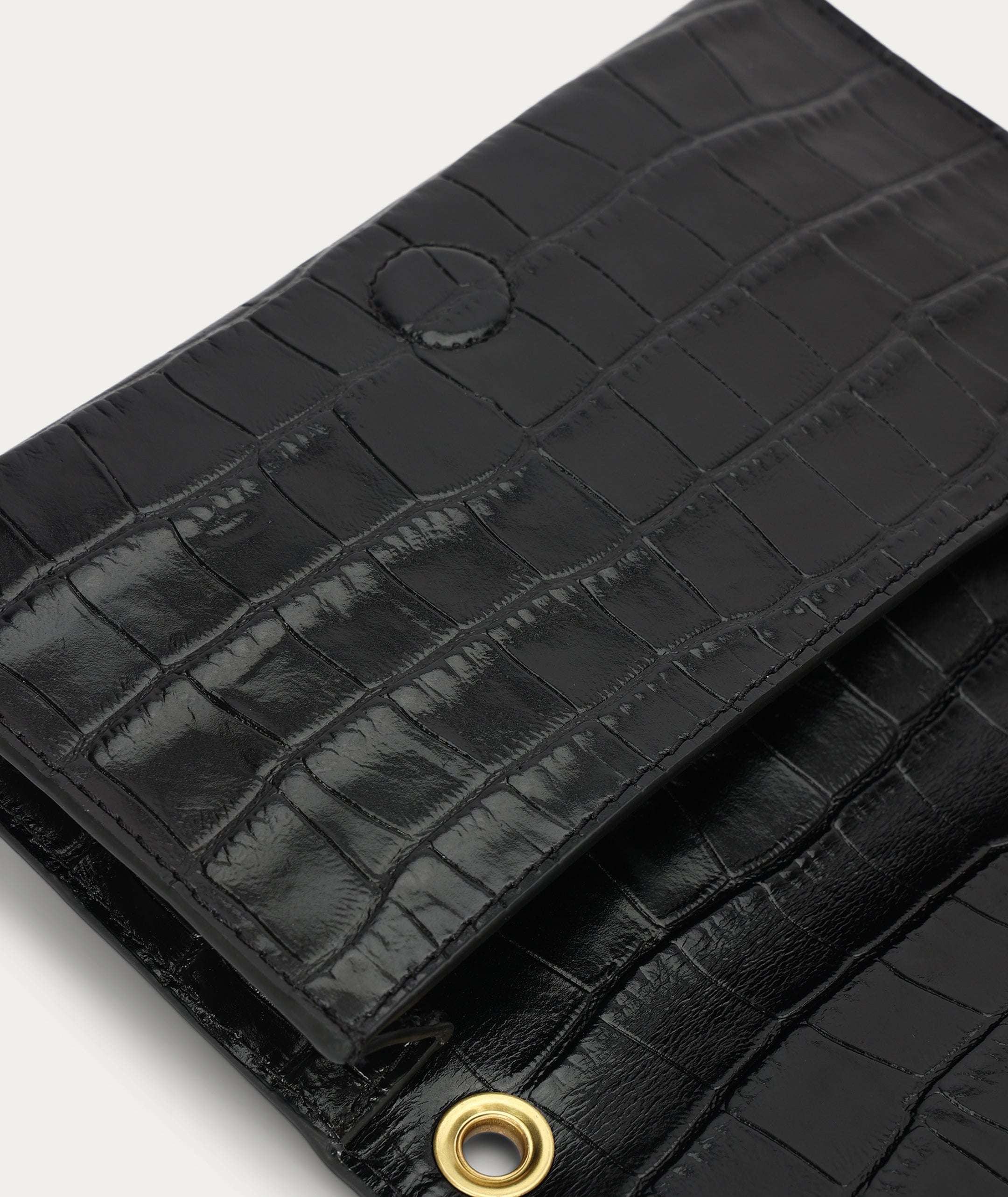 Mr Komodo Mini - Black Croc