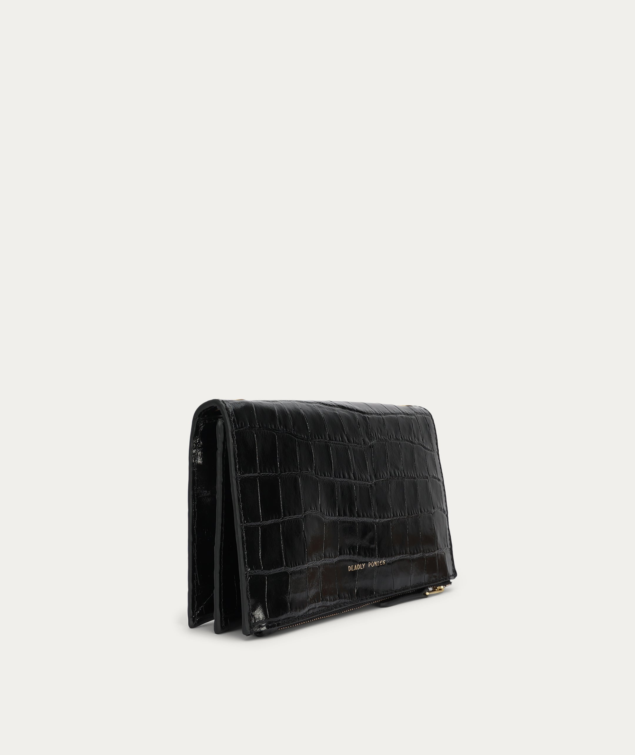 Mr Komodo Mini - Black Croc