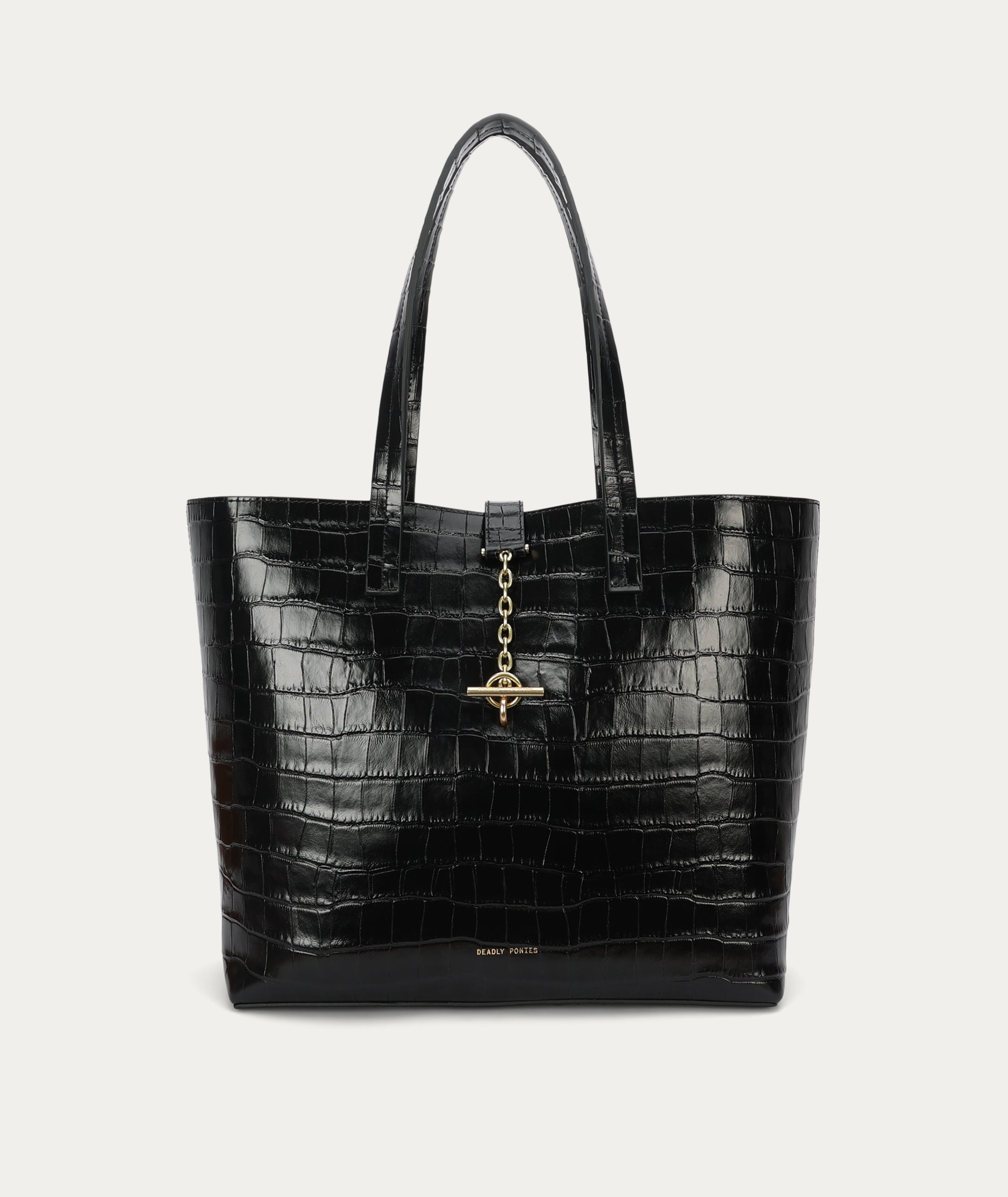 Mr Porter Tote - Black Croc
