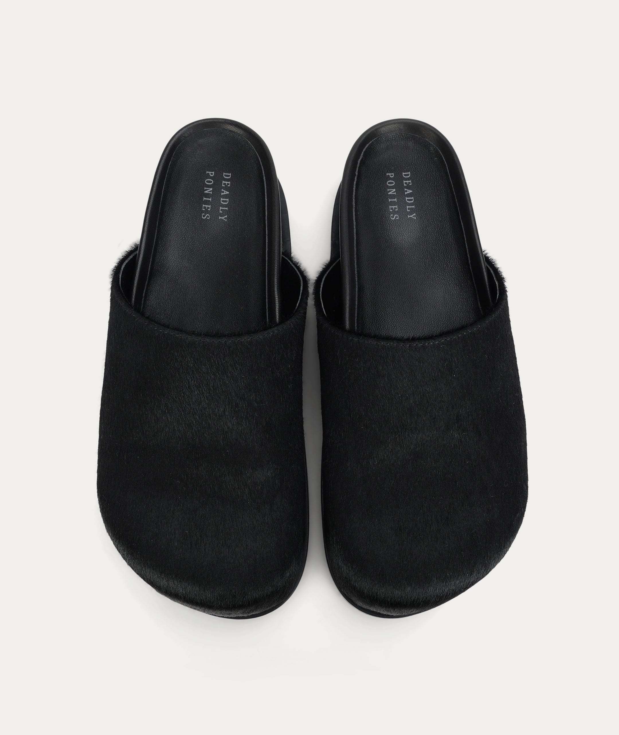 Alastor Slide - Black Calf Hair