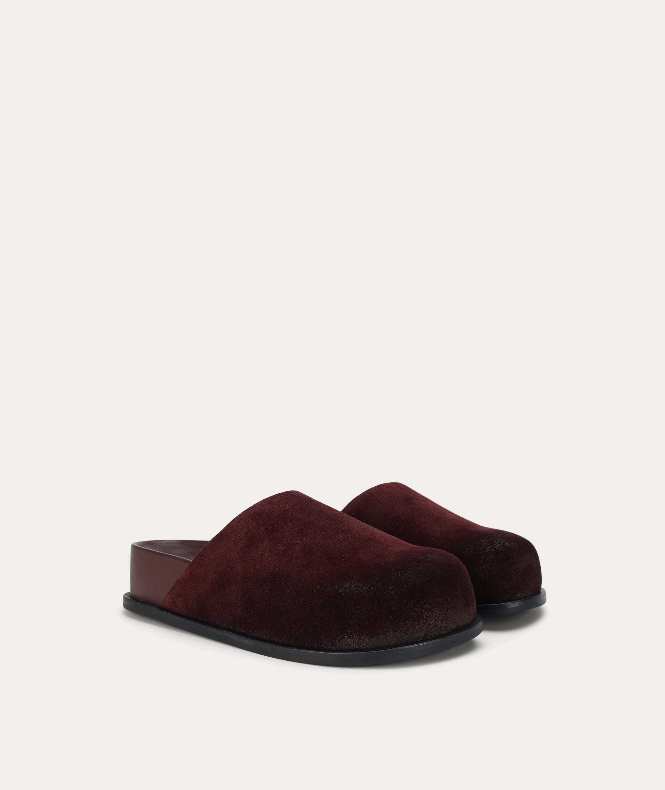 Alastor Slide - Merlot Suede