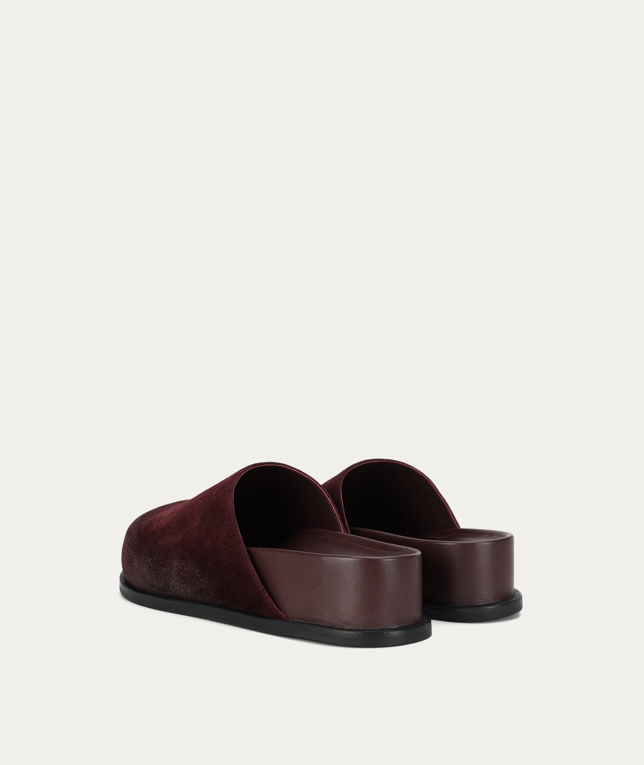 Alastor Slide - Merlot Suede