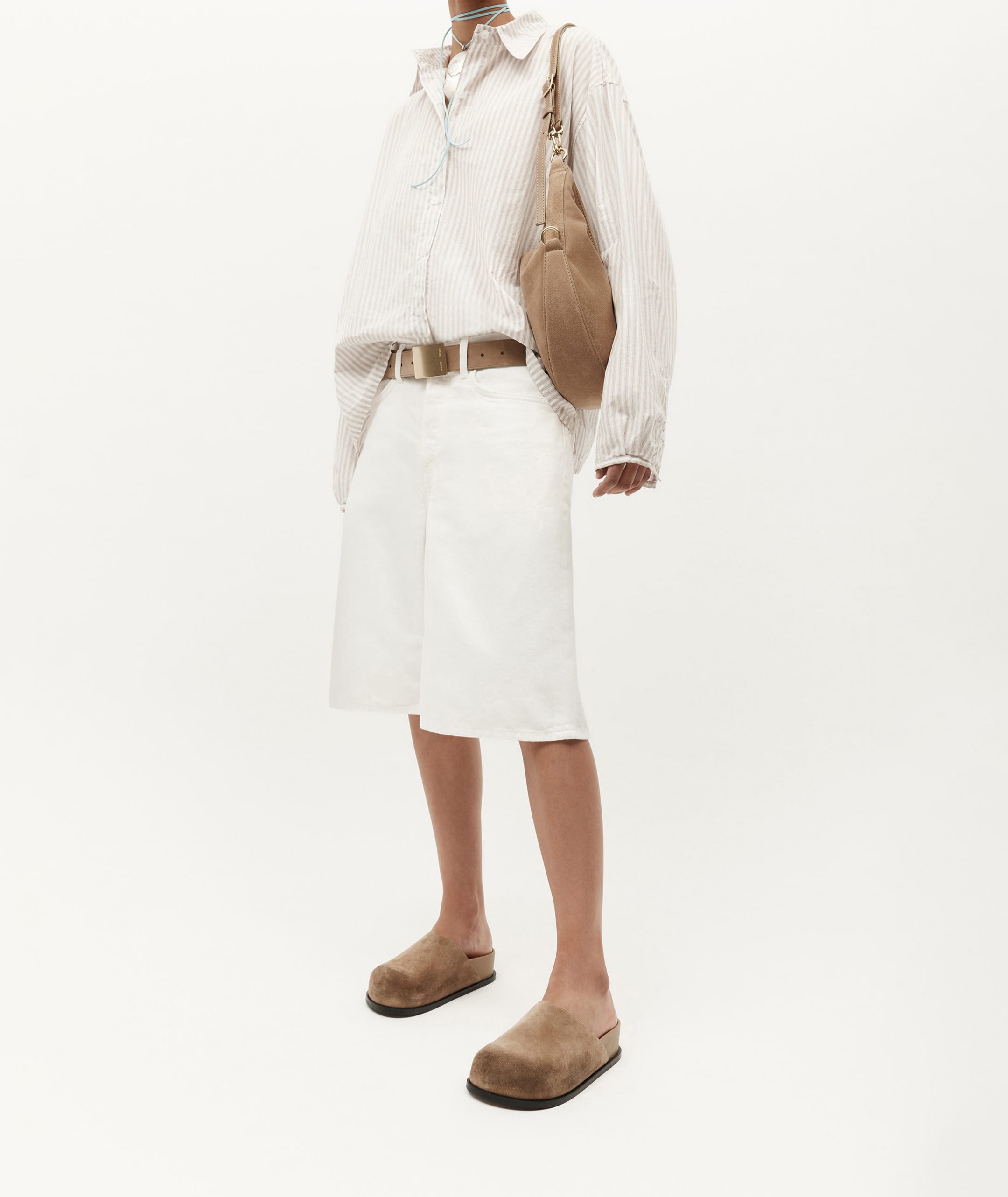Alastor Slide - Oat Suede