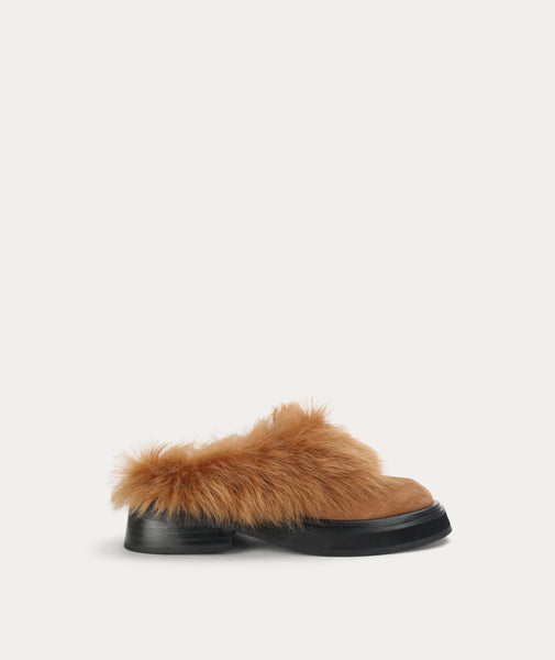 【NERDY】★ Lovely Letter Corduroy Mule Good News | Namer Mule in Black | YBDFinds