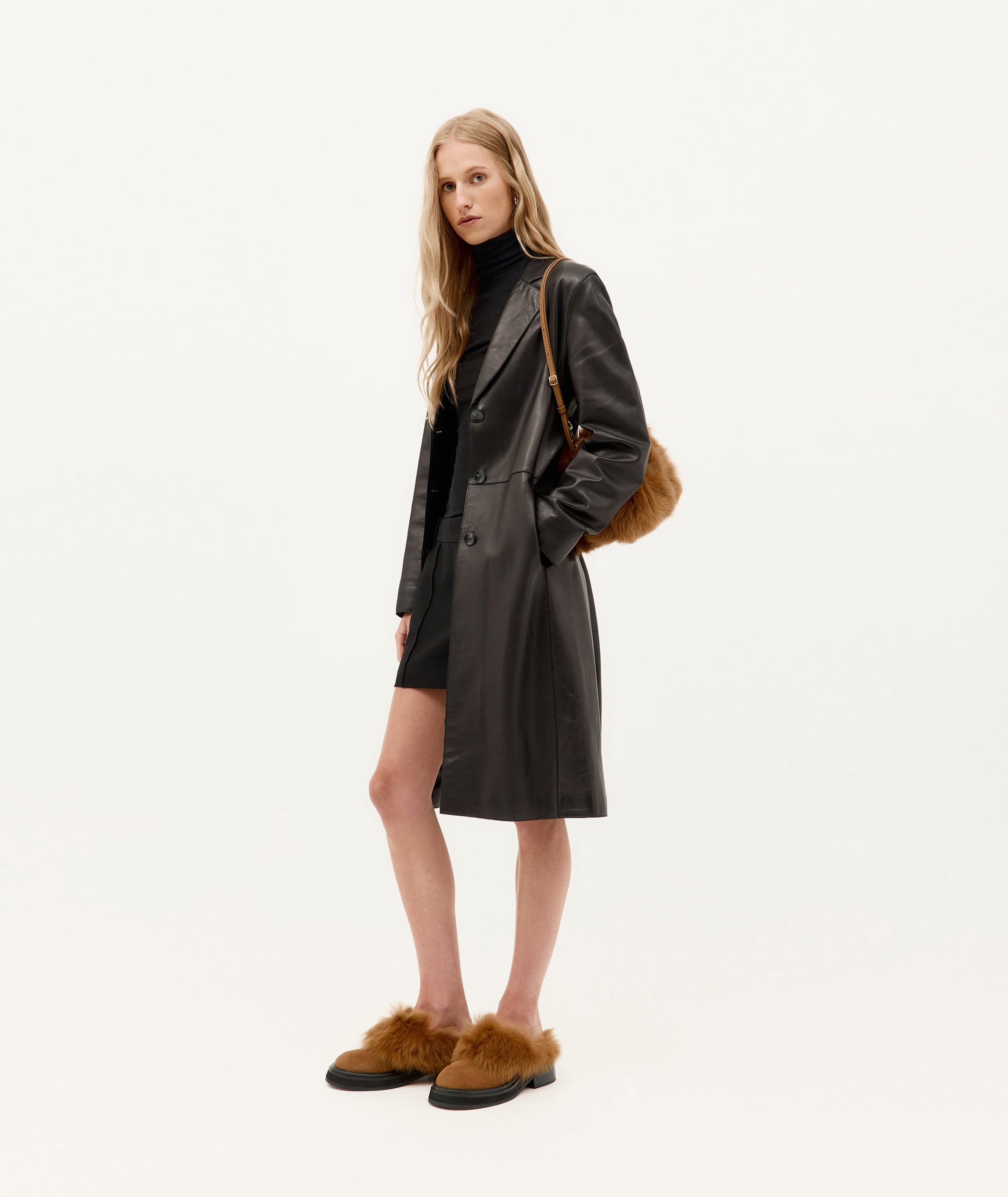 Apollo Mule - Gingerbread Suede