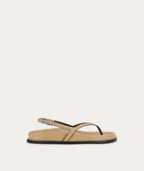 Artemis Sandal - Oat Suede
