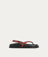 Artemis Sandal - Salsa Suede/Black