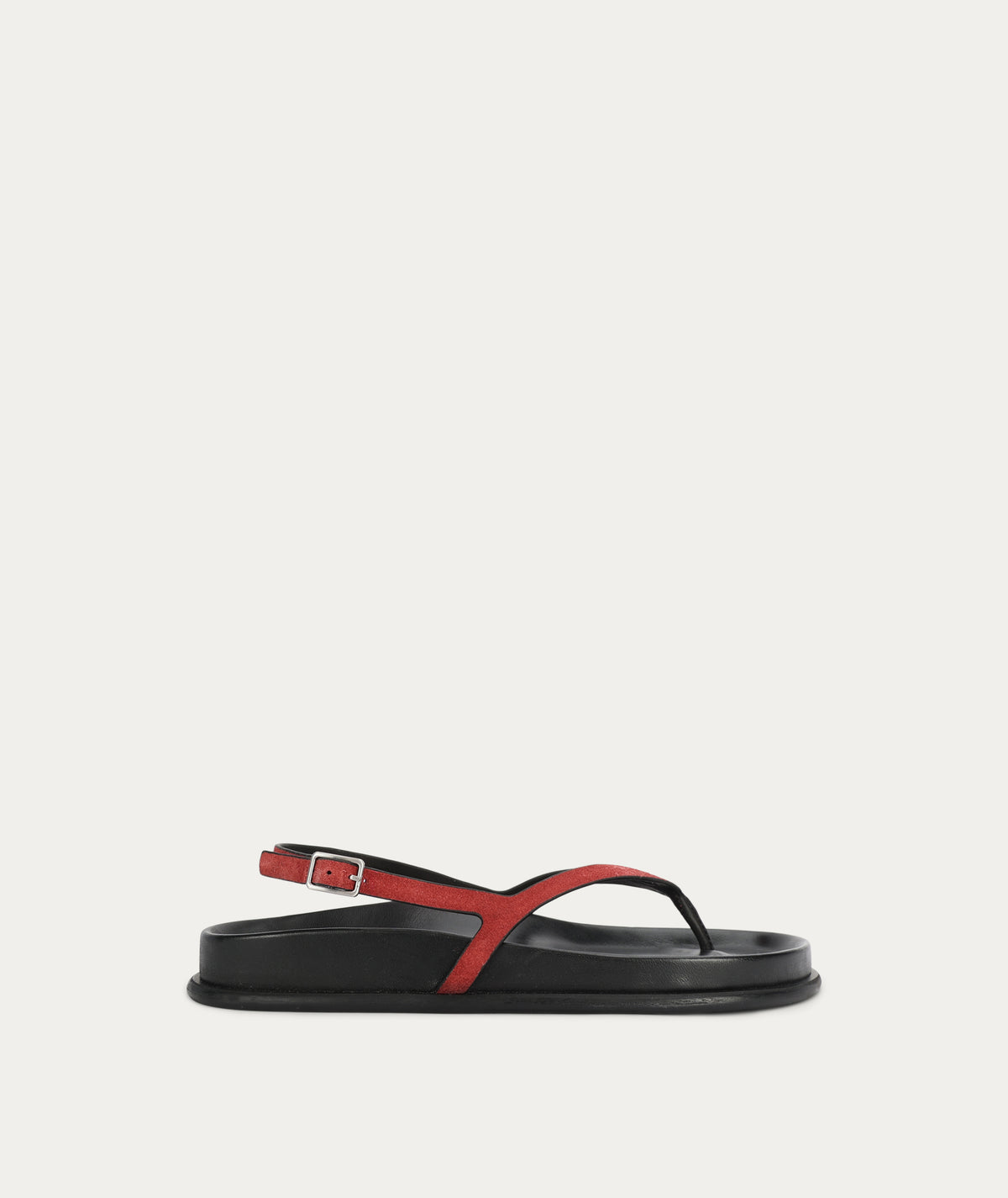 Artemis Sandal - Salsa Suede/Black