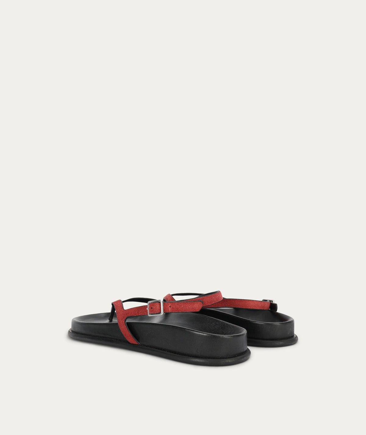 Artemis Sandal - Salsa Suede/Black
