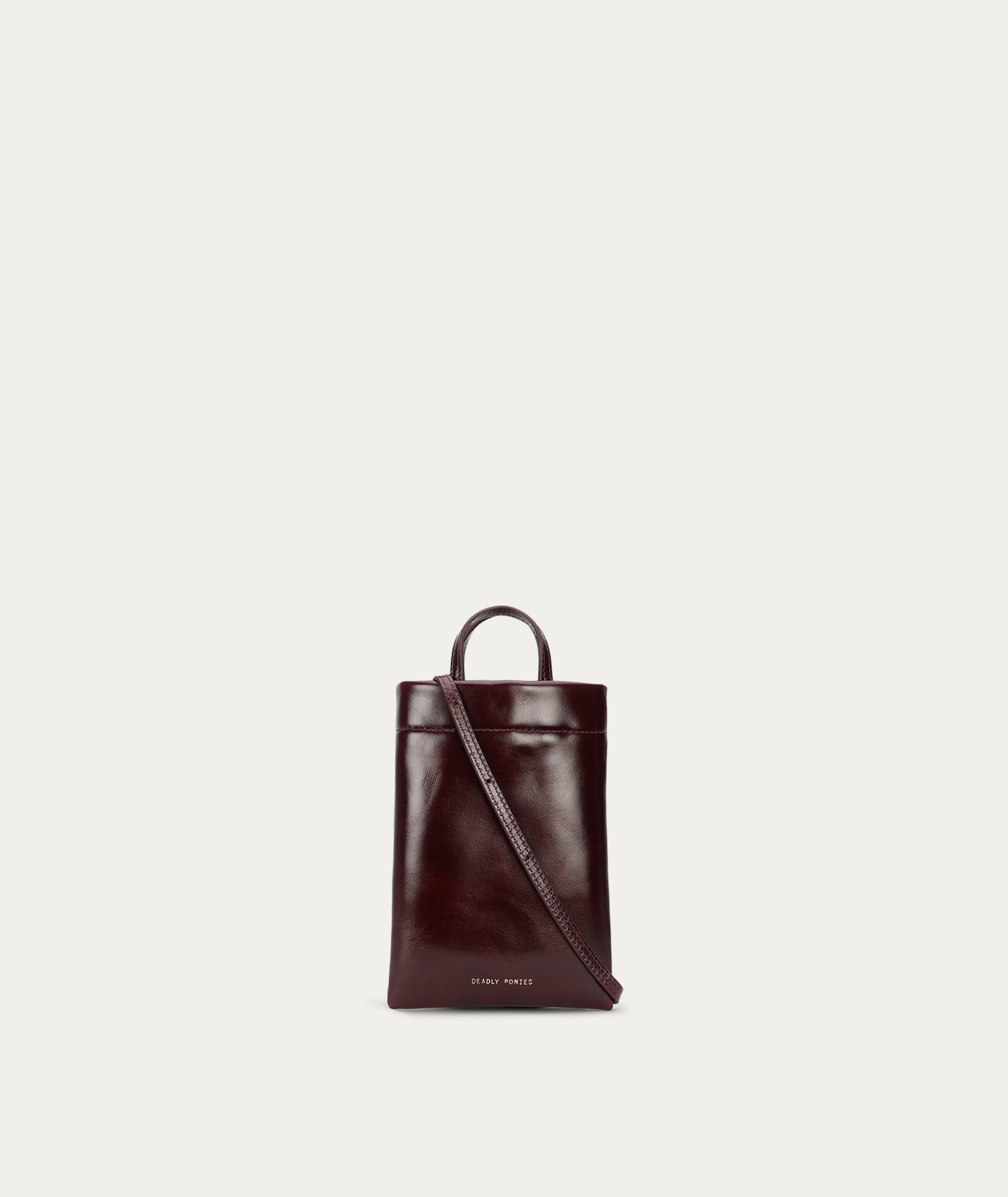 Bandit Phone Pouch - Dark Cherry Gloss