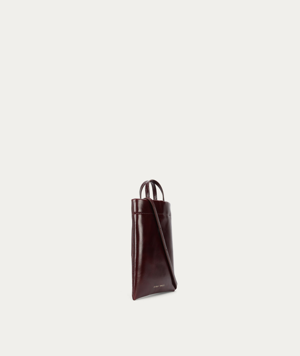 Bandit Phone Pouch - Dark Cherry Gloss