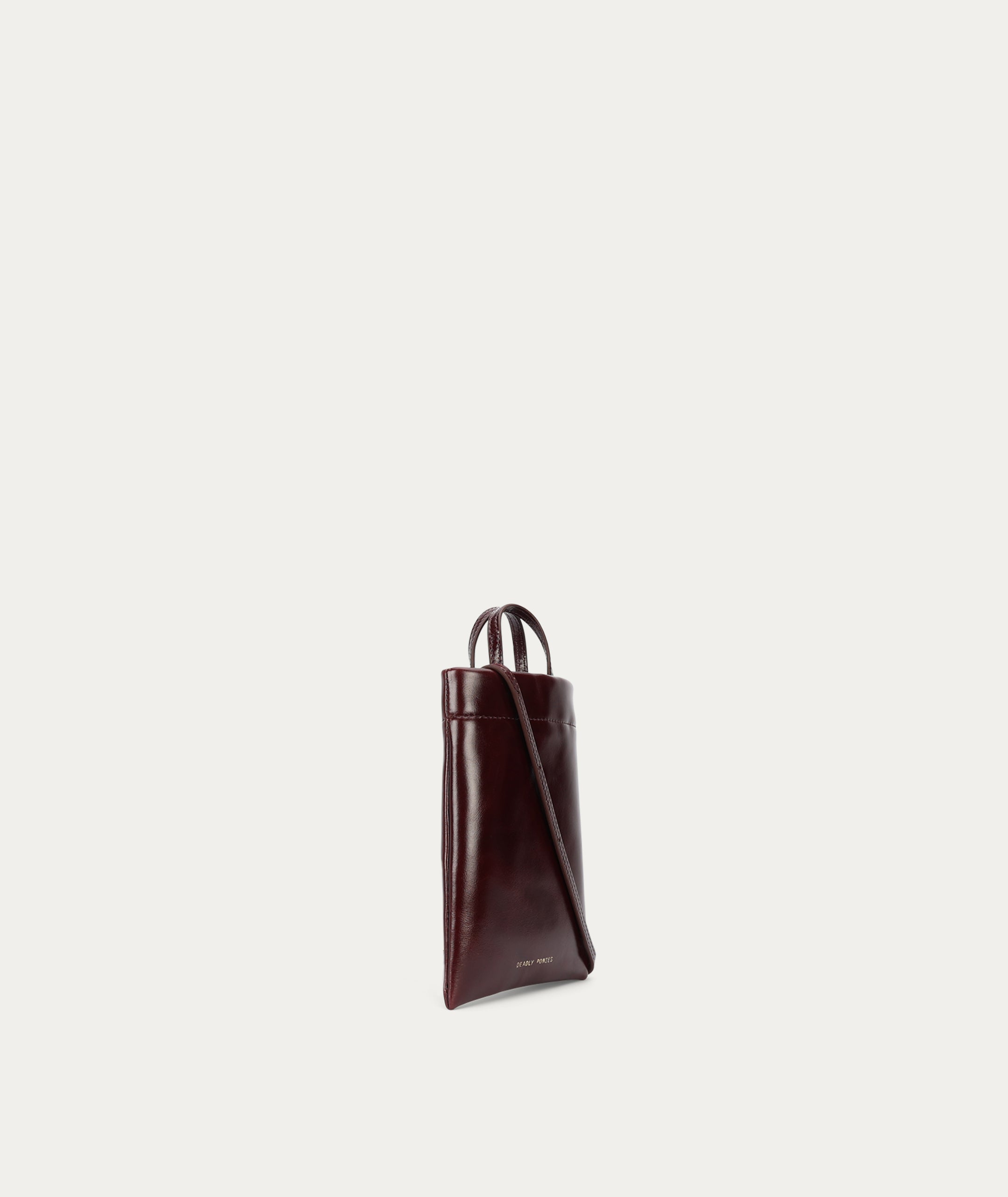 Bandit Phone Pouch - Dark Cherry Gloss