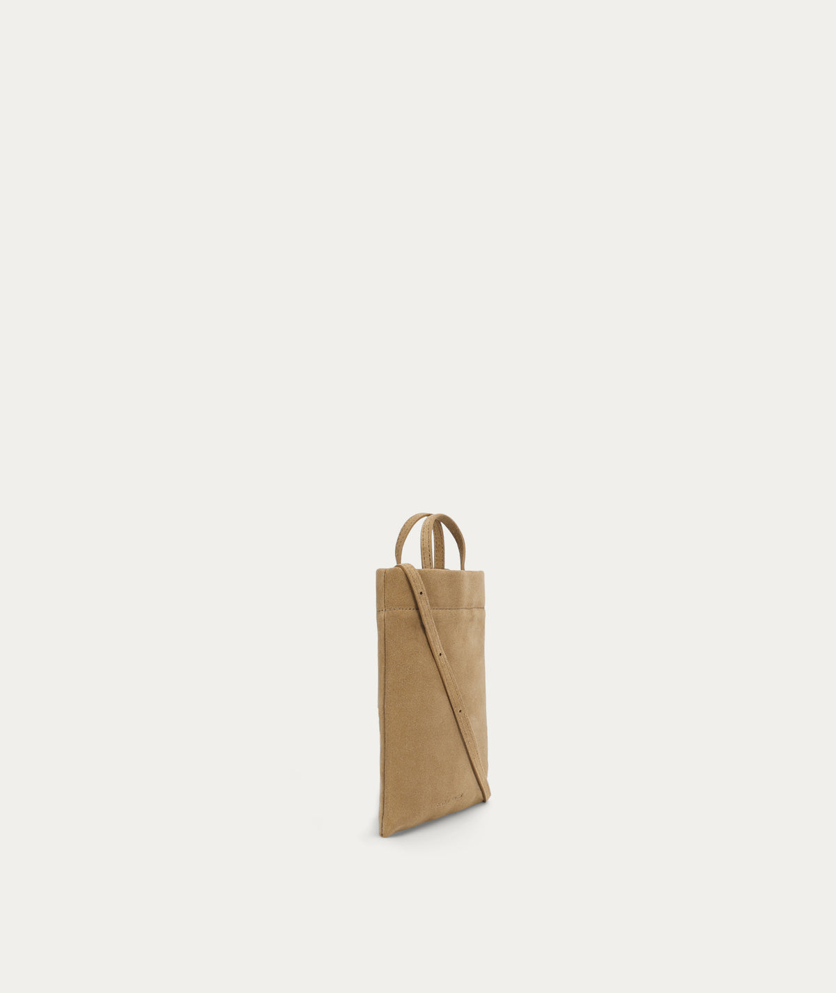 Bandit Phone Pouch - Oat Suede