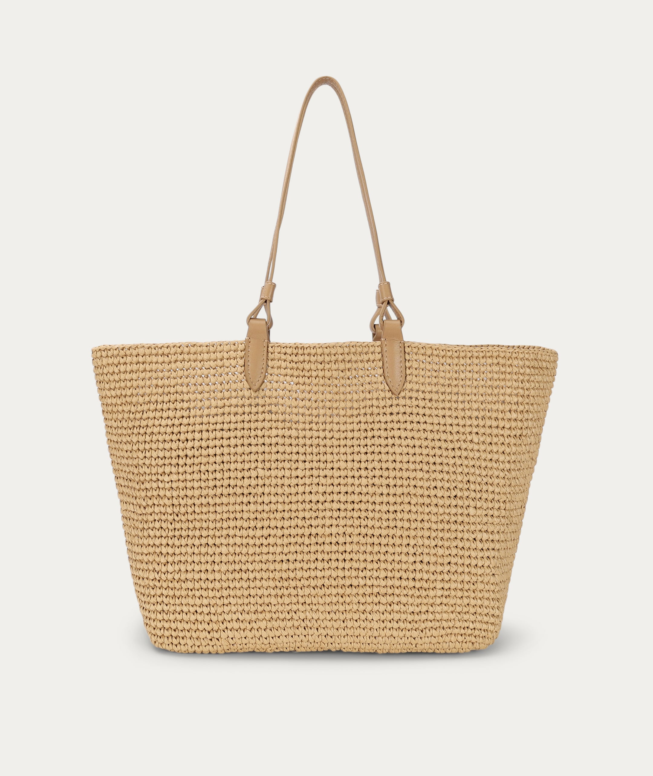 Mr Bandit Tote - Natural Raffia