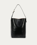 Bellboy Tote - Black Croc