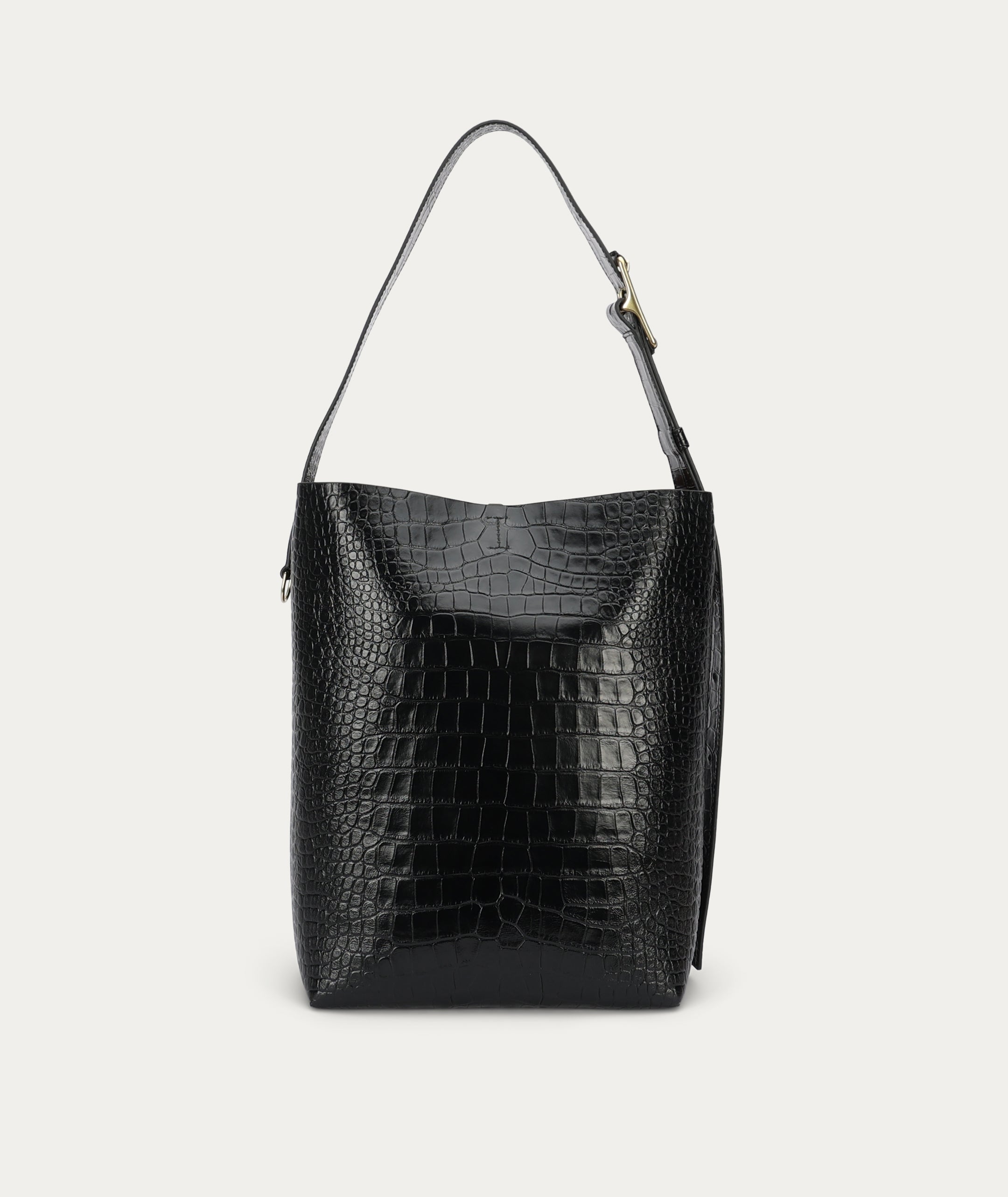 Bellboy Tote - Black Croc