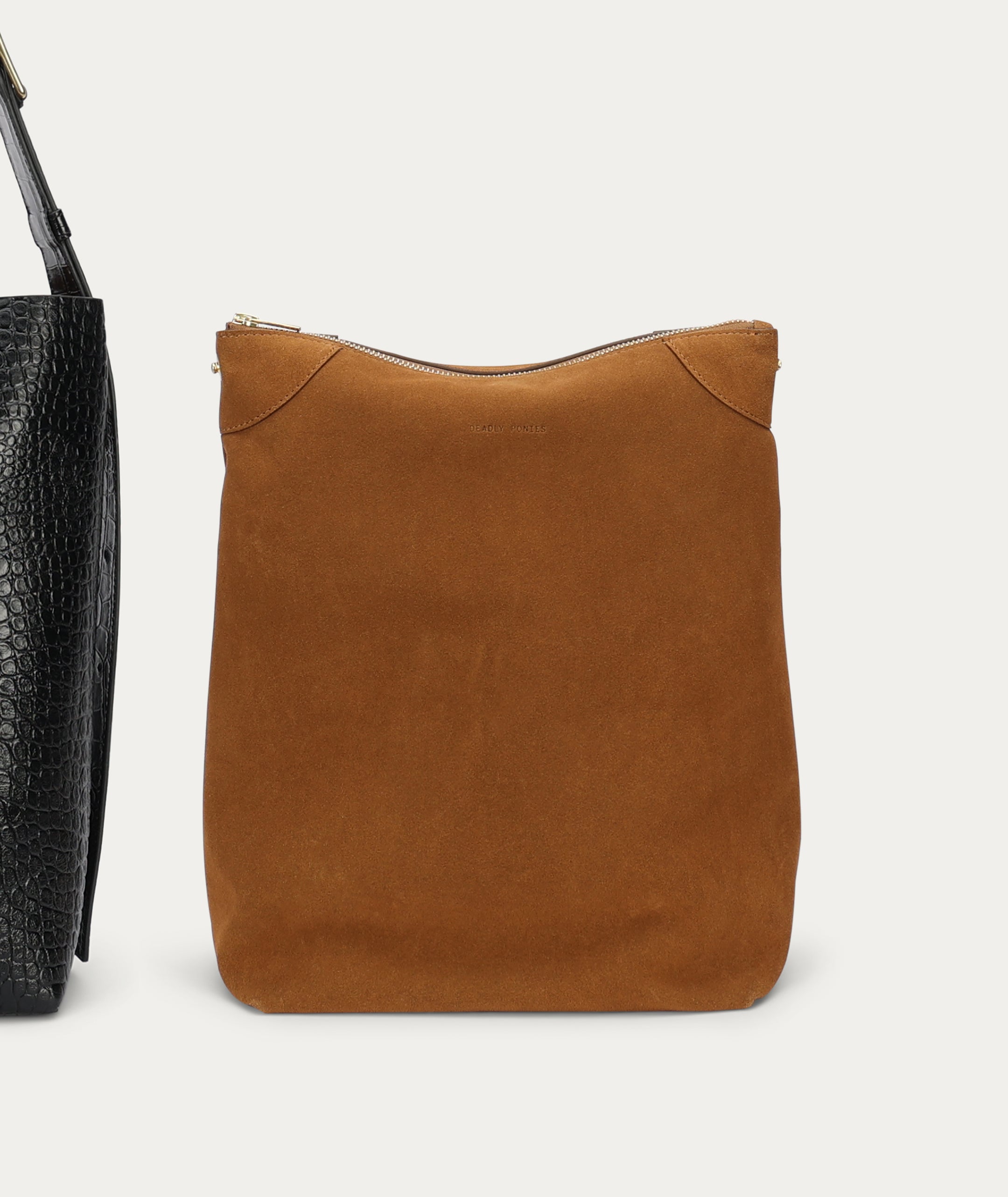 Bellboy Tote - Black Croc