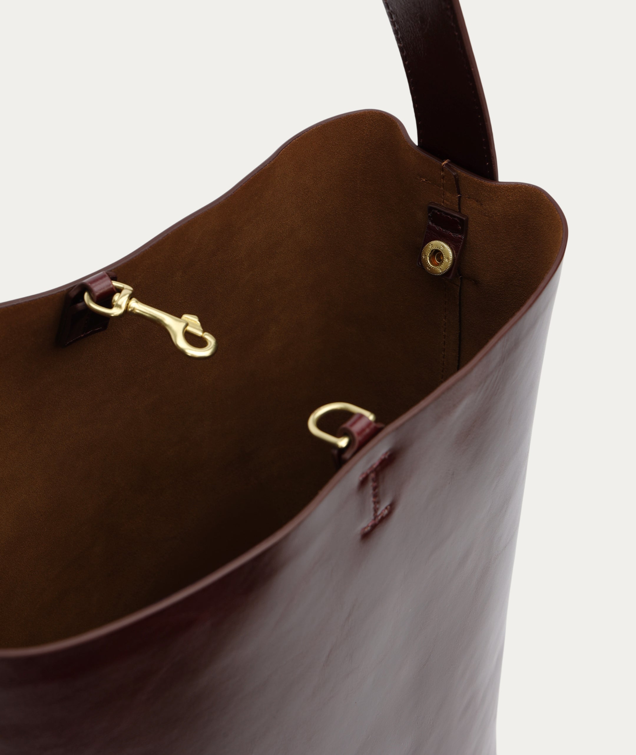 Bellboy Tote - Dark Cherry Gloss
