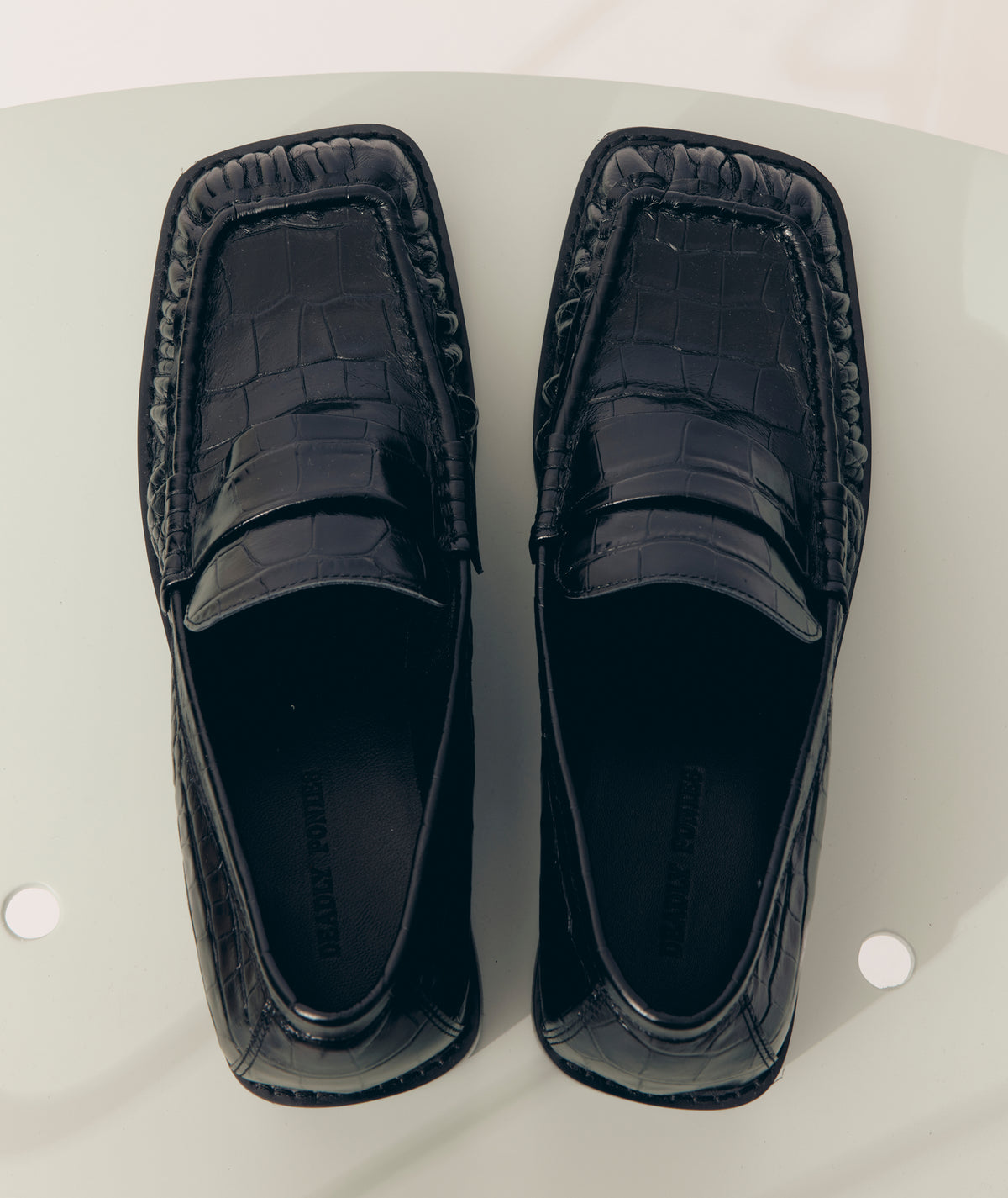 Butterfield Loafer - Black Croc