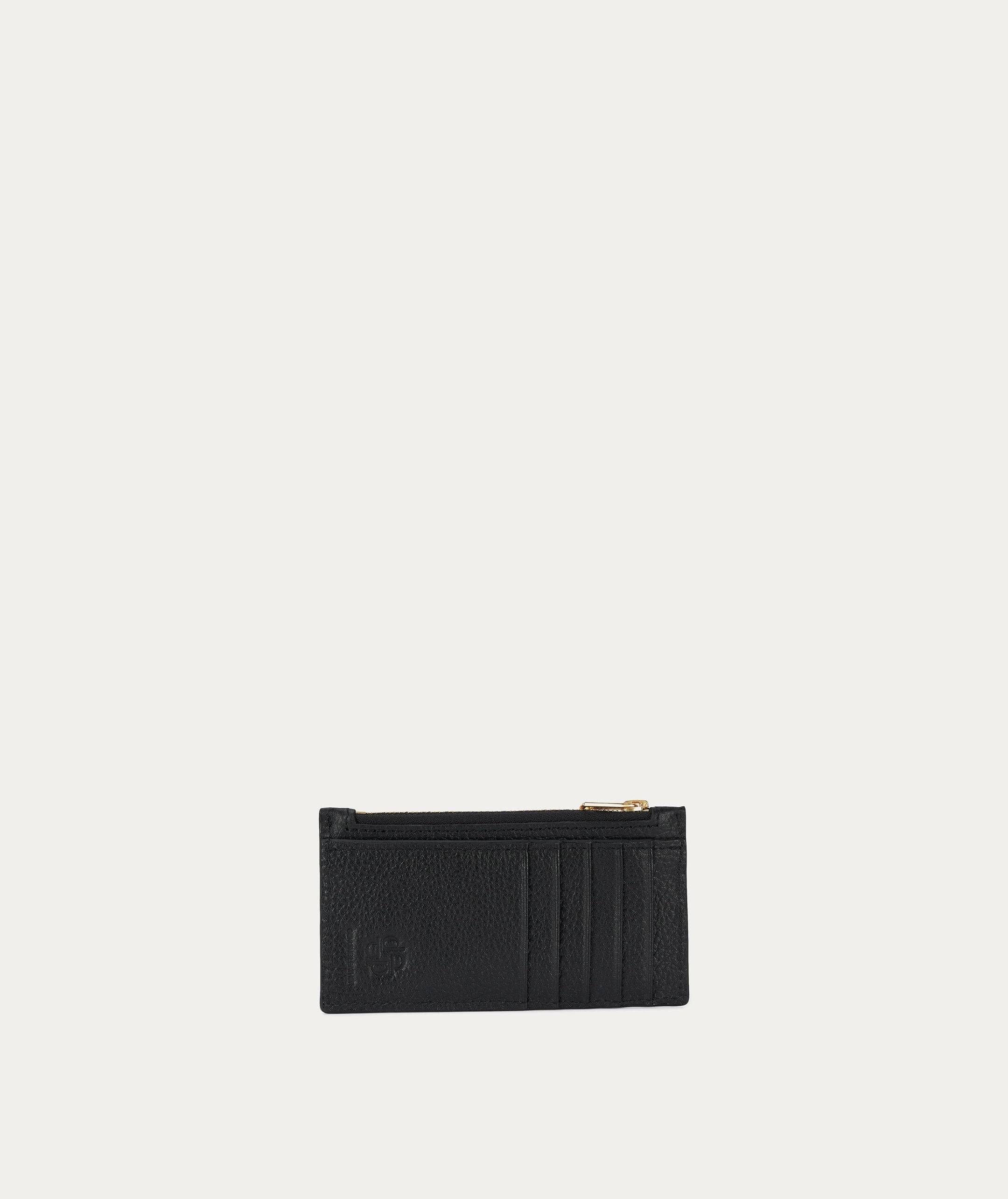 Card Holder - Black/Brass