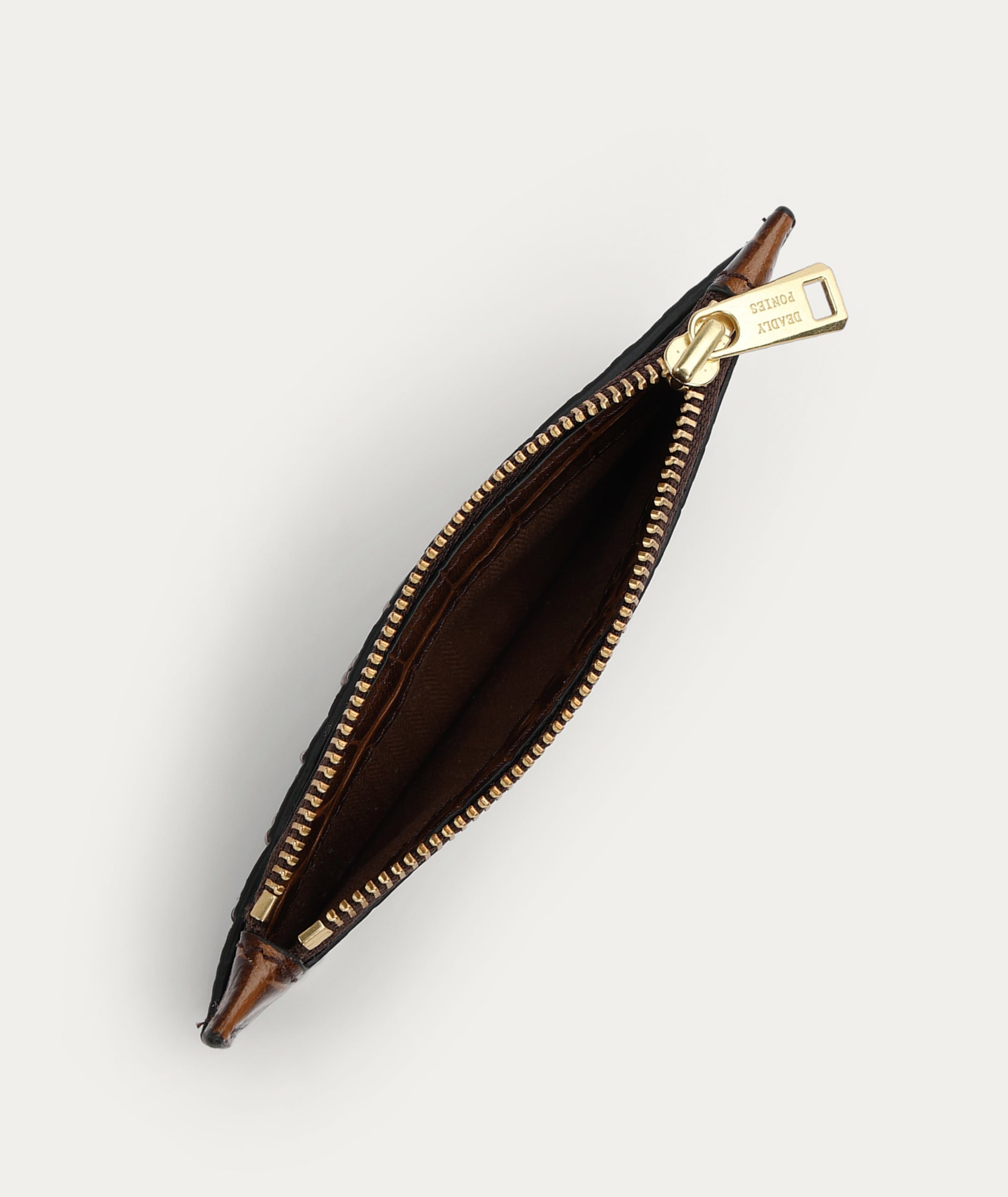 Card Holder - Toffee Croc