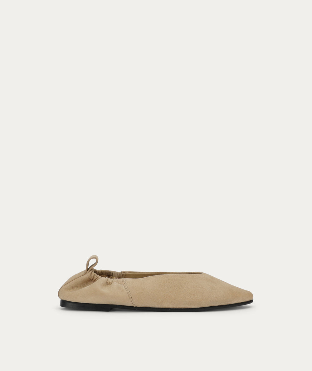 Cinch Flat - Oat Suede