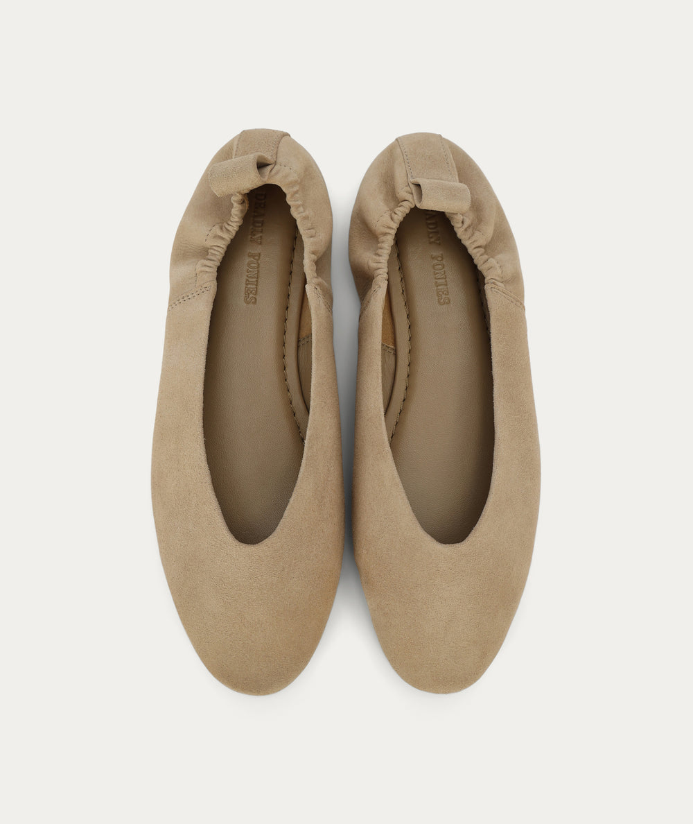 Cinch Flat - Oat Suede