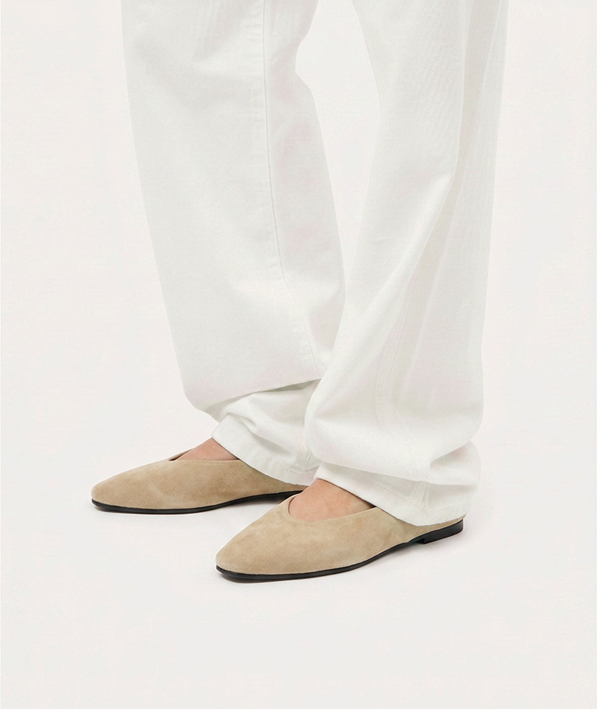 Cinch Flat - Oat Suede
