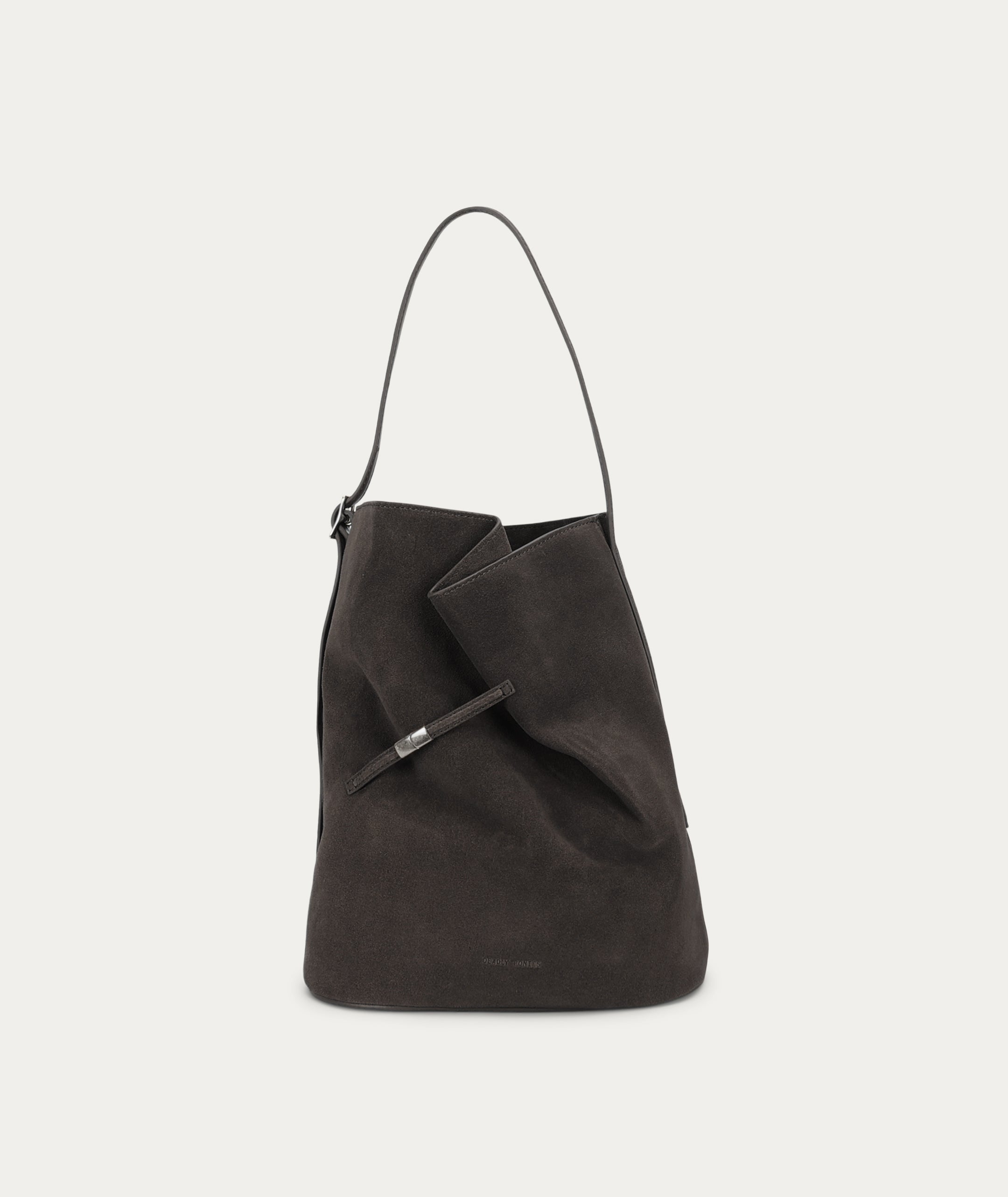 Clippity Tote - Asphalt Suede