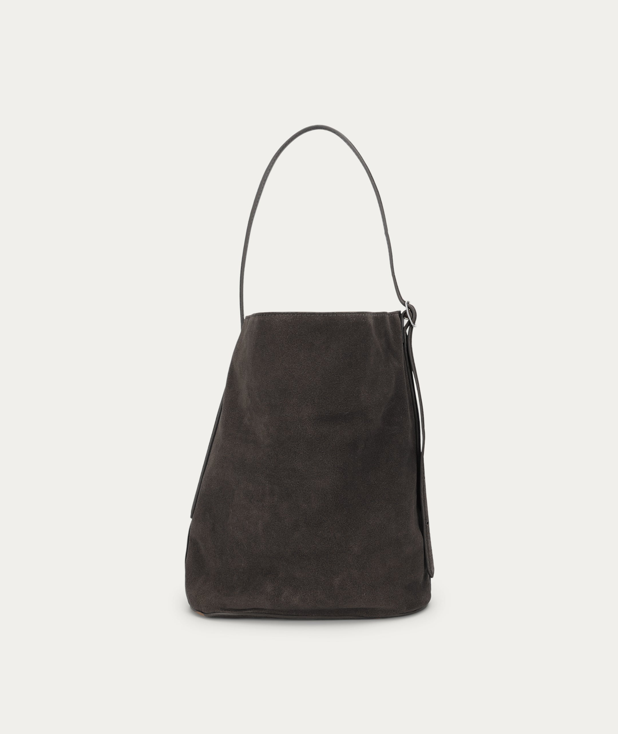 Clippity Tote - Asphalt Suede