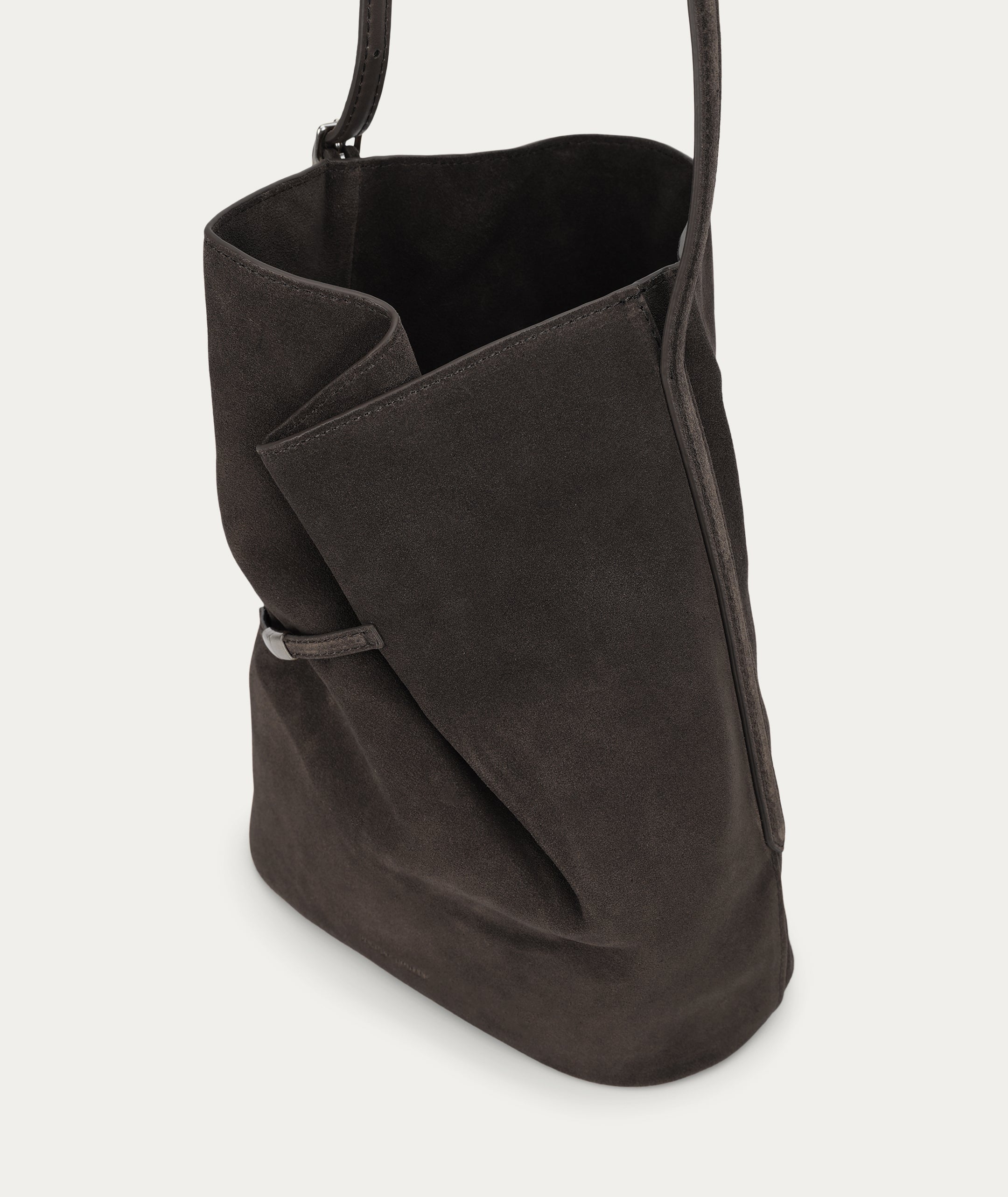 Clippity Tote - Asphalt Suede
