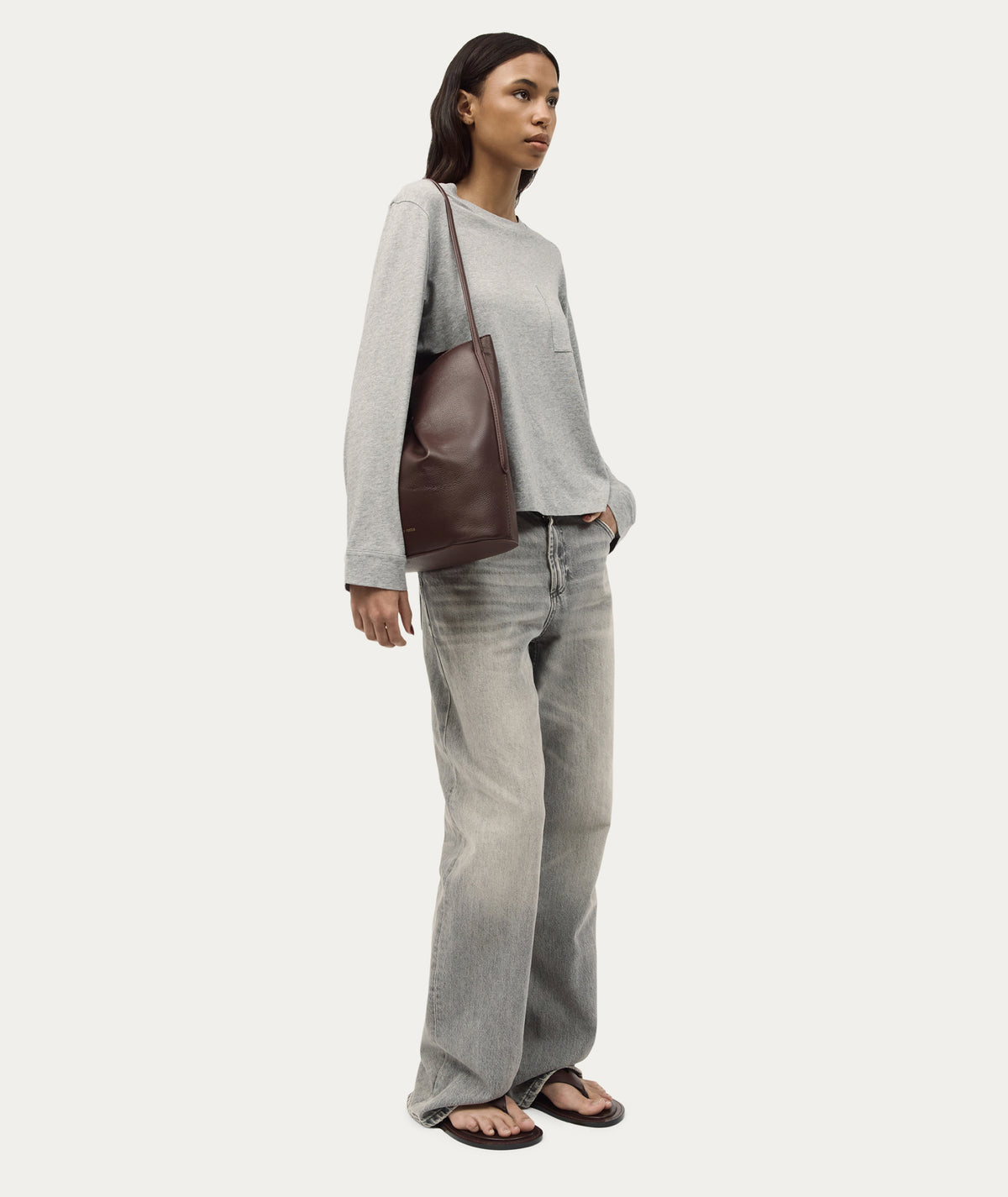 Clippity Tote - Dark Cherry