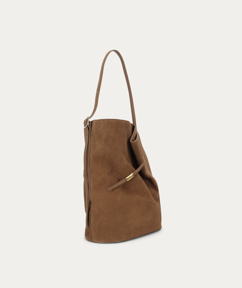 Clippity Tote - Hazel Suede