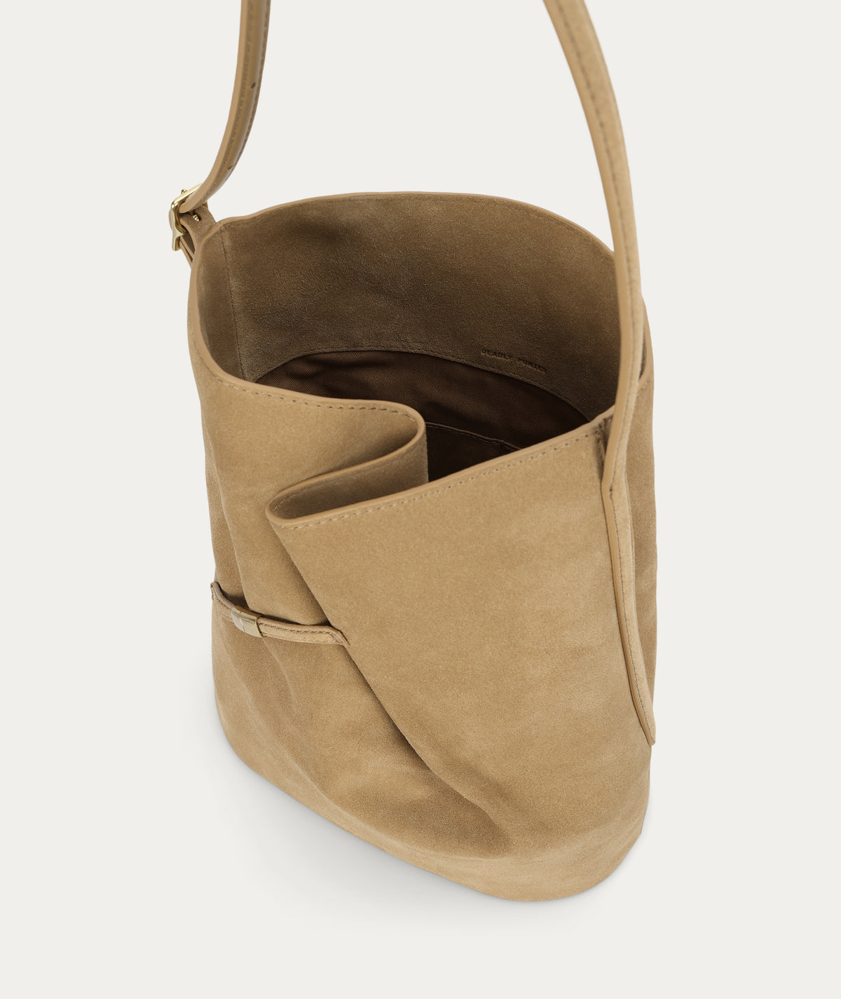 Clippity Tote - Oat Suede