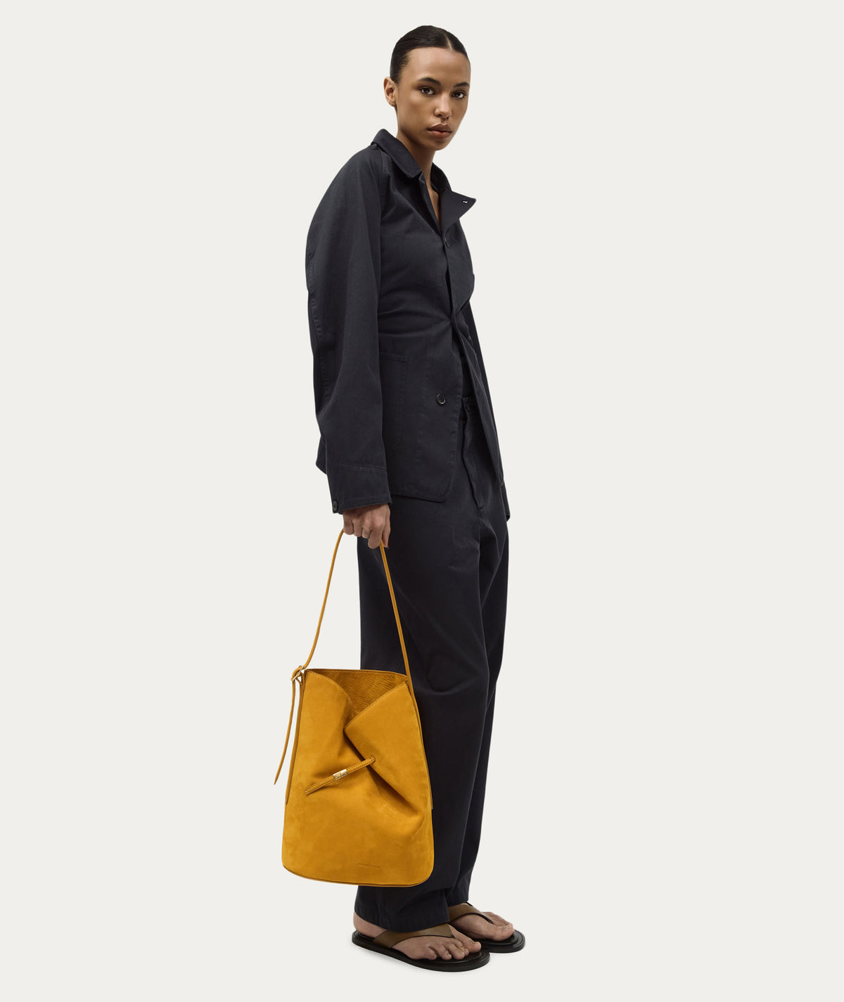 Clippity Tote - Sunflower Nubuck