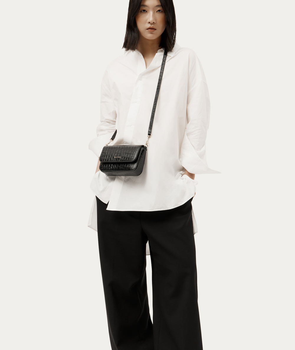 D Rex Clutch - Black Croc