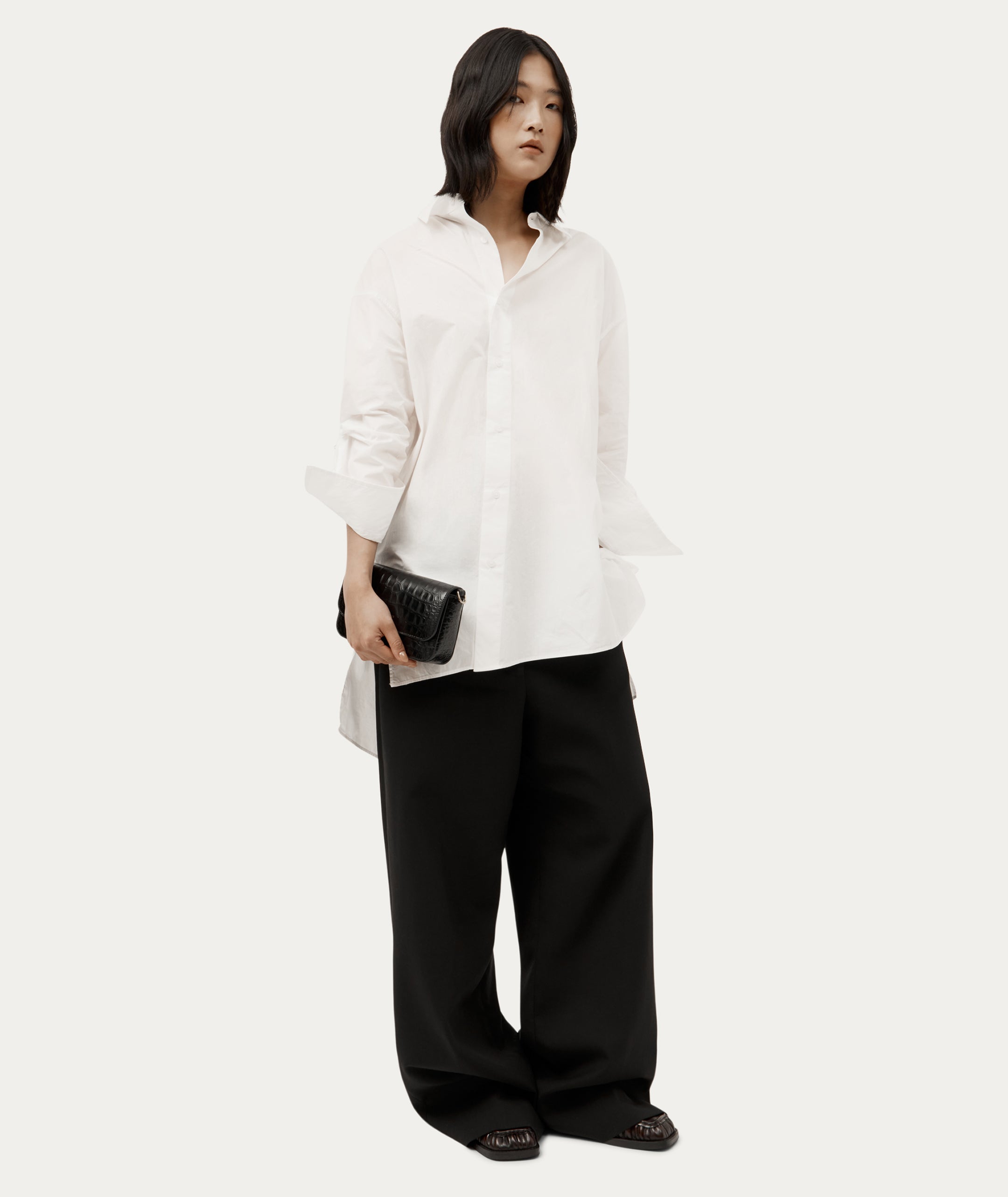 D Rex Clutch - Black Croc