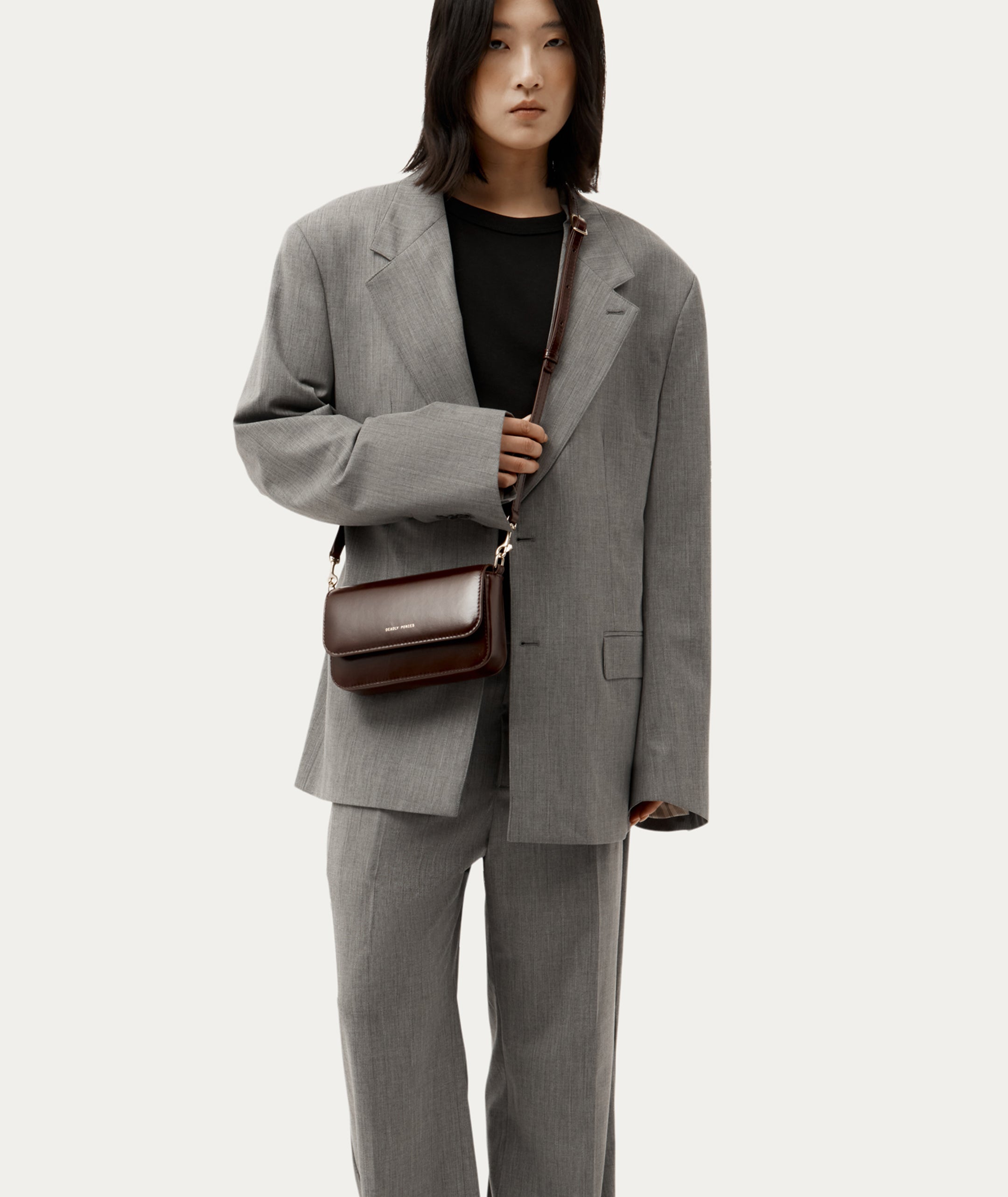 D Rex Clutch - Dark Cherry Gloss