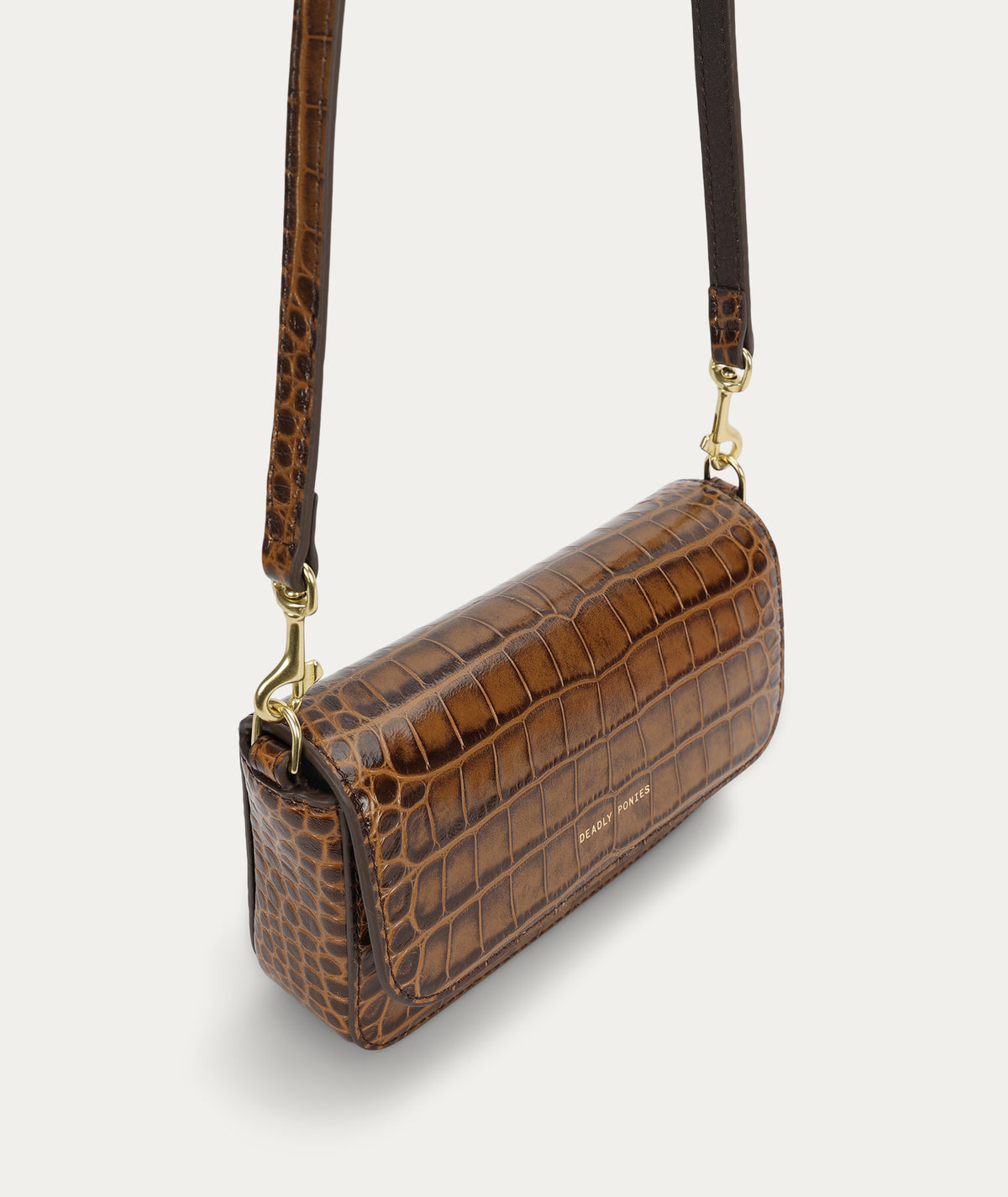 D Rex Clutch - Toffee Croc