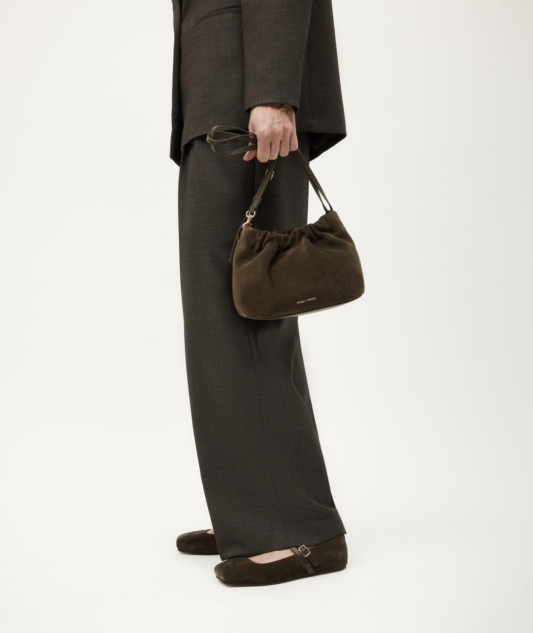 Diomedes Flat - Kale Suede