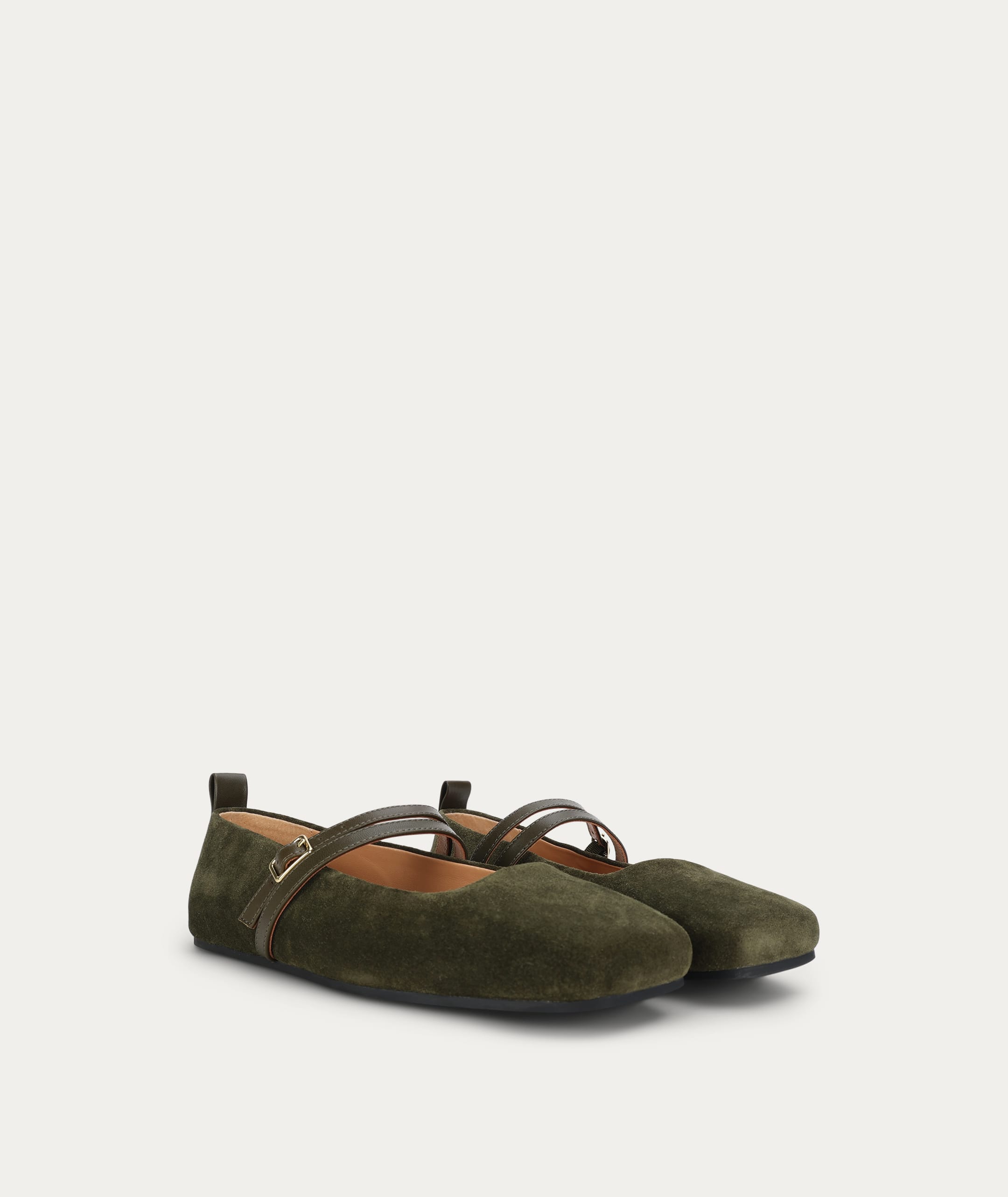 Diomedes Flat - Kale Suede